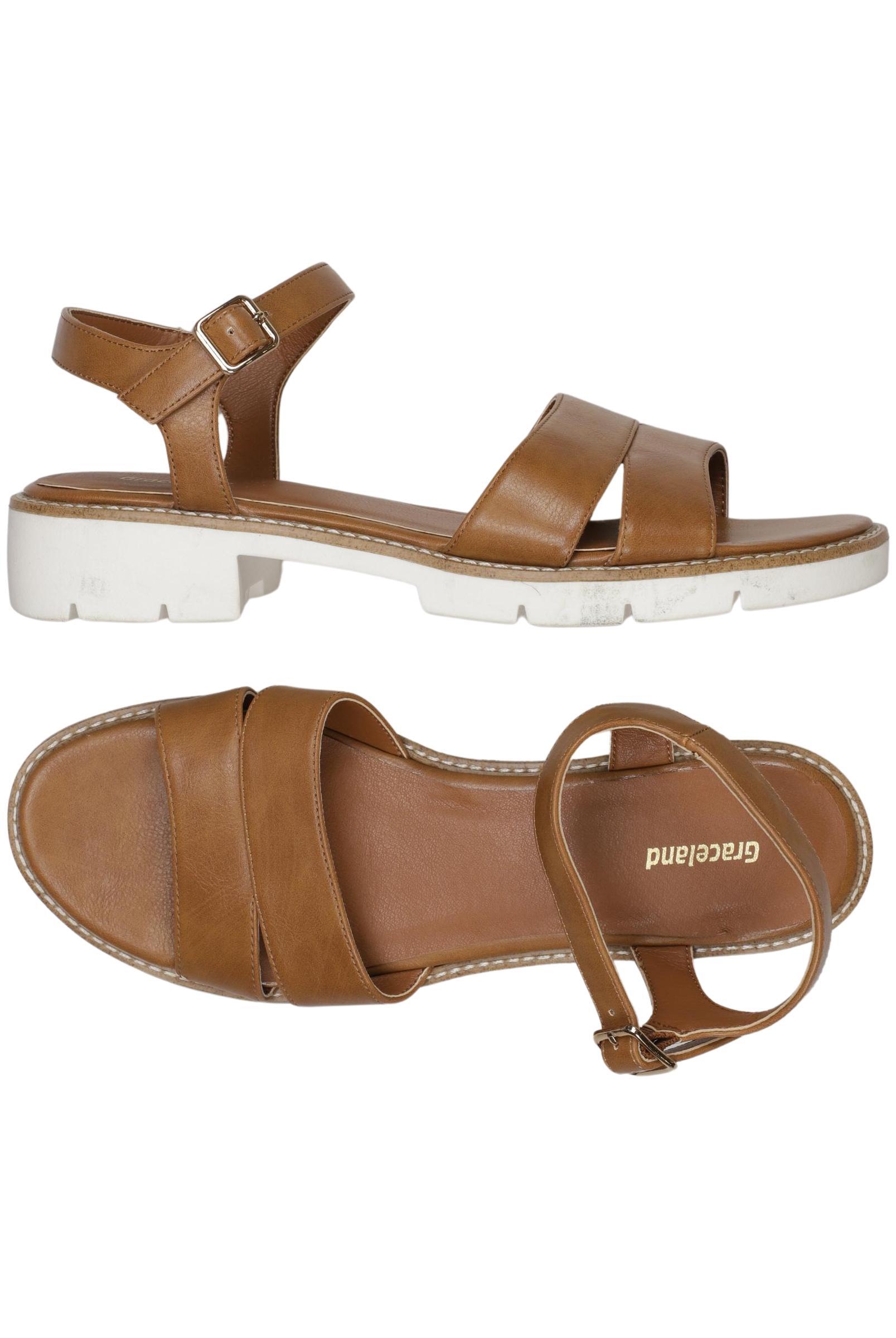 

Graceland Damen Sandale, braun, Gr. 40