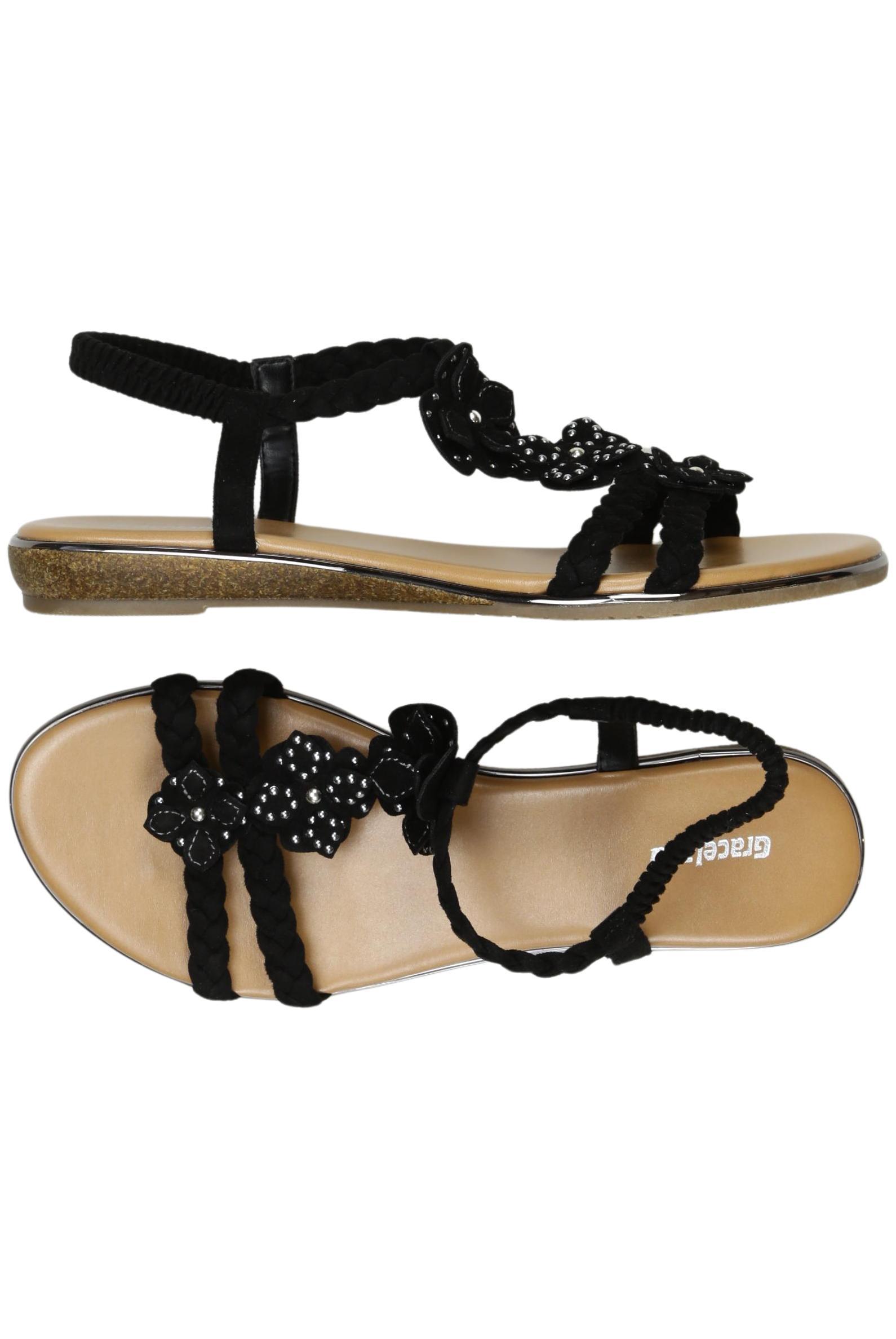 

Graceland Damen Sandale, schwarz, Gr. 38