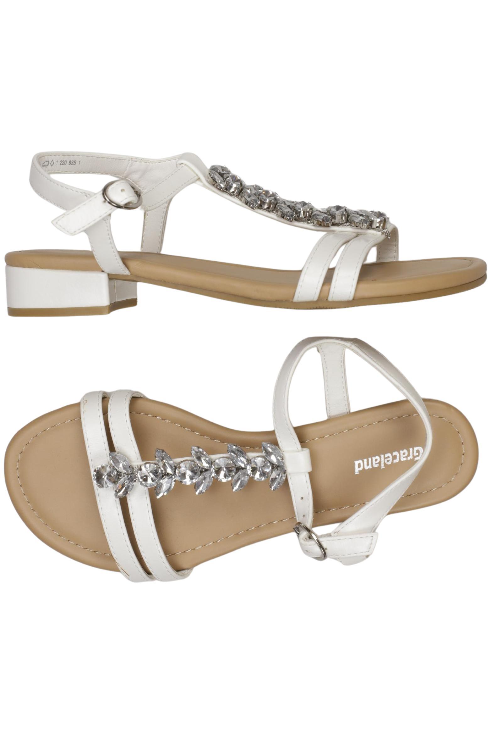 

Graceland Damen Sandale, weiß, Gr. 37