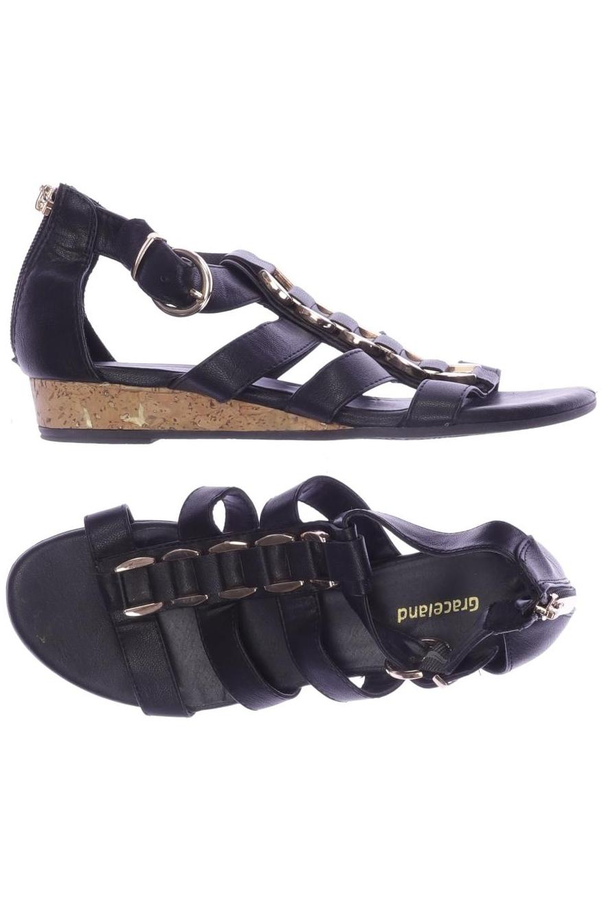 

Graceland Damen Sandale, schwarz, Gr. 36