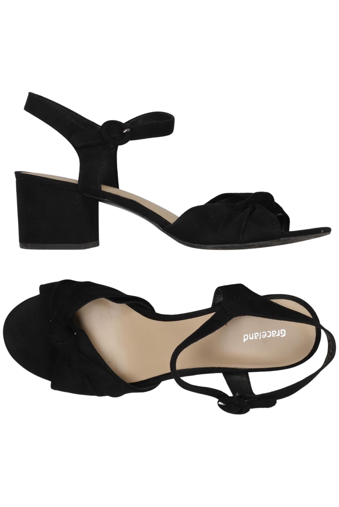 

Graceland Damen Sandale, schwarz, Gr. 42