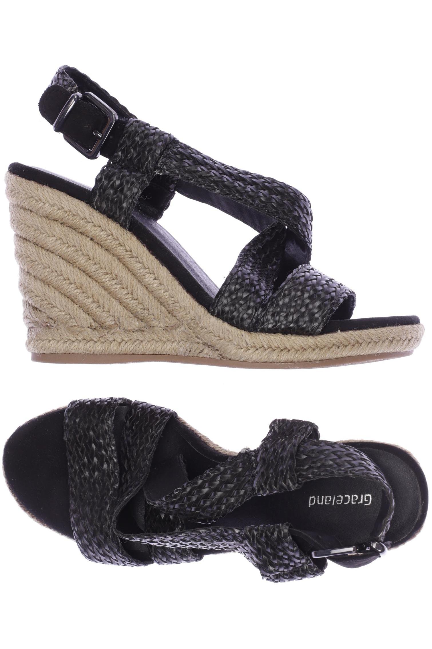 

Graceland Damen Sandale, schwarz, Gr. 39