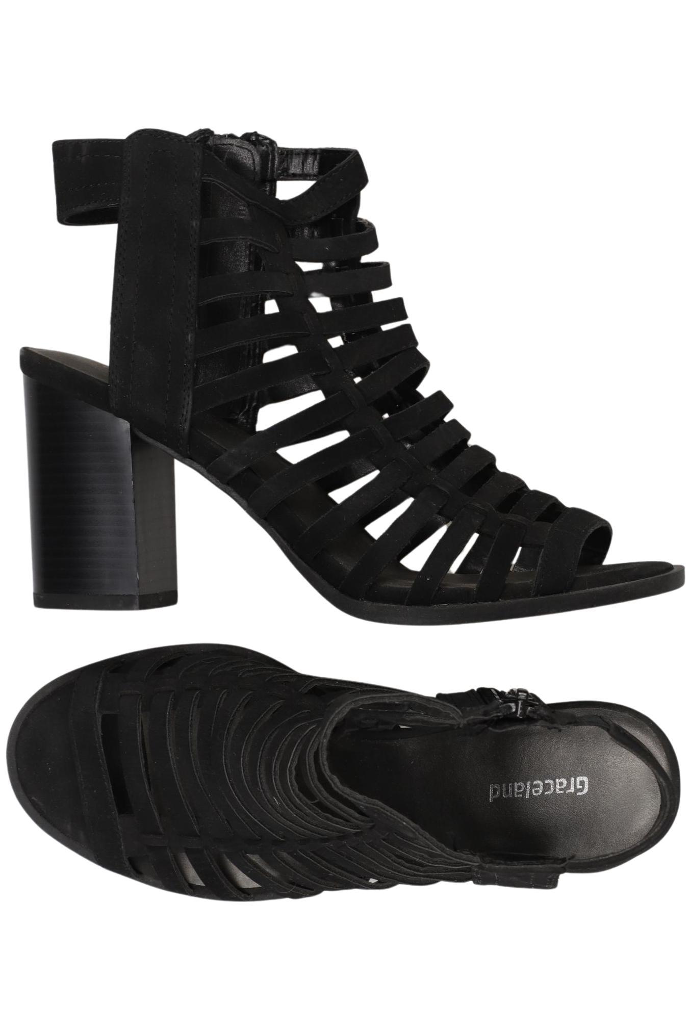 

Graceland Damen Sandale, schwarz, Gr. 38