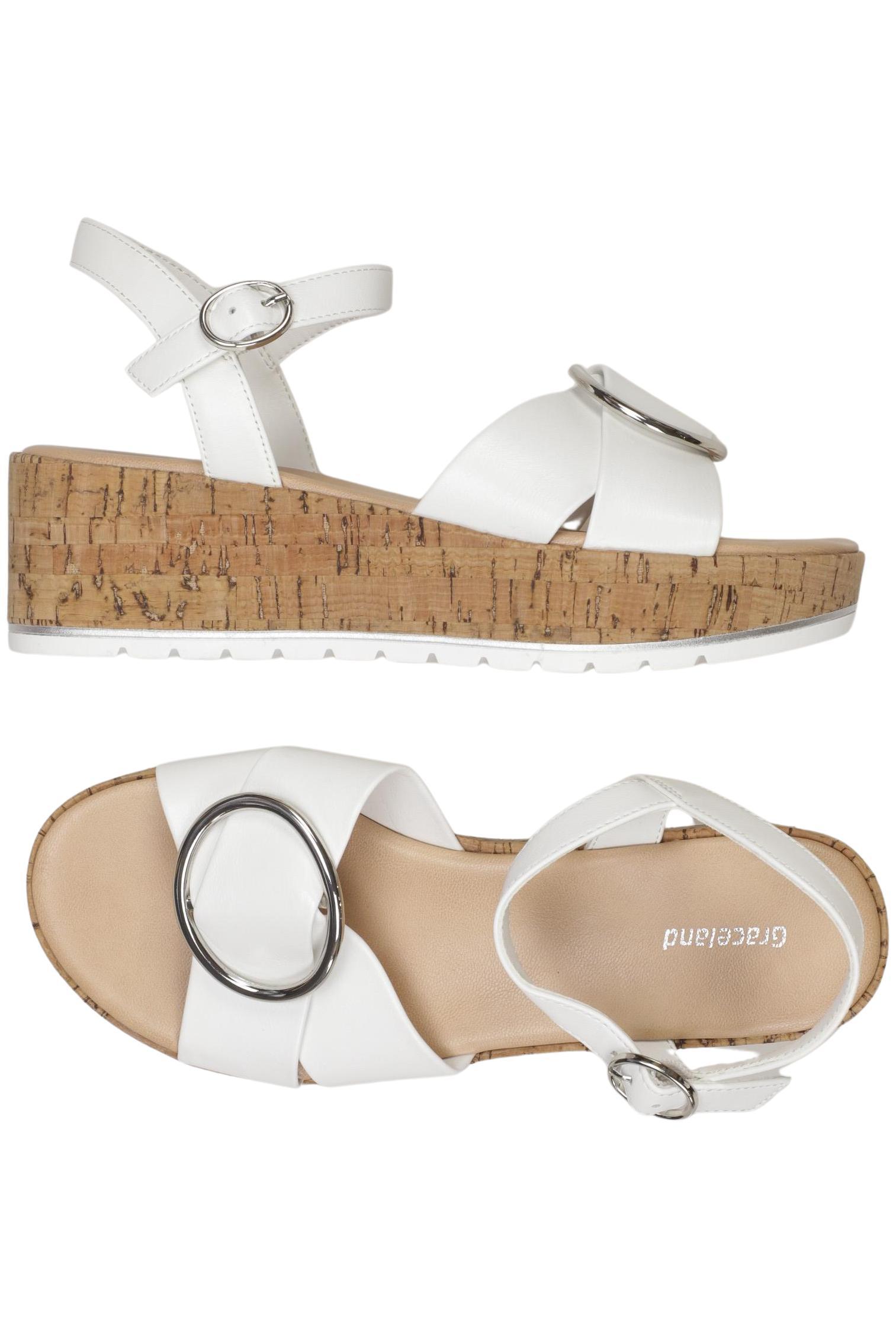 

Graceland Damen Sandale, weiß, Gr. 37