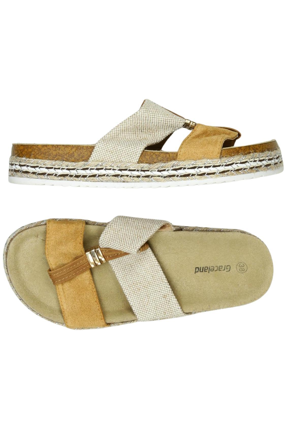 

Graceland Damen Sandale, beige, Gr. 38