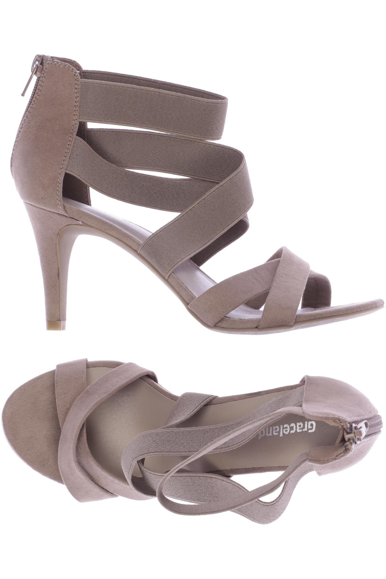 

Graceland Damen Sandale, beige, Gr. 37