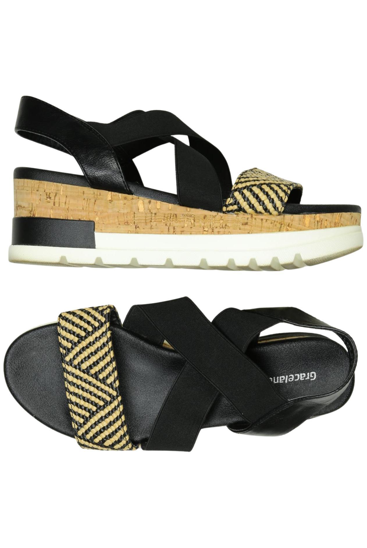 

Graceland Damen Sandale, schwarz, Gr. 37