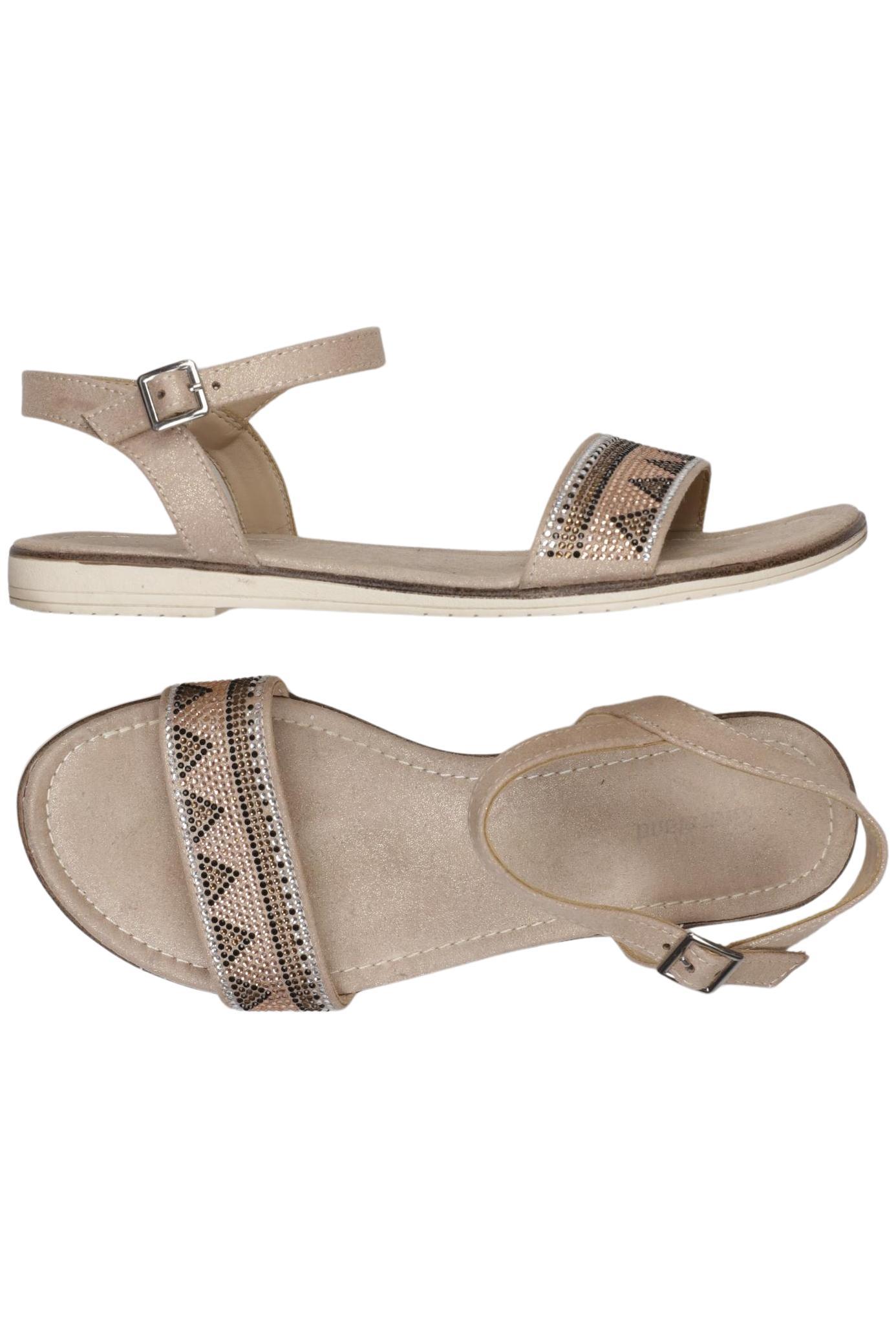 

Graceland Damen Sandale, beige, Gr. 39
