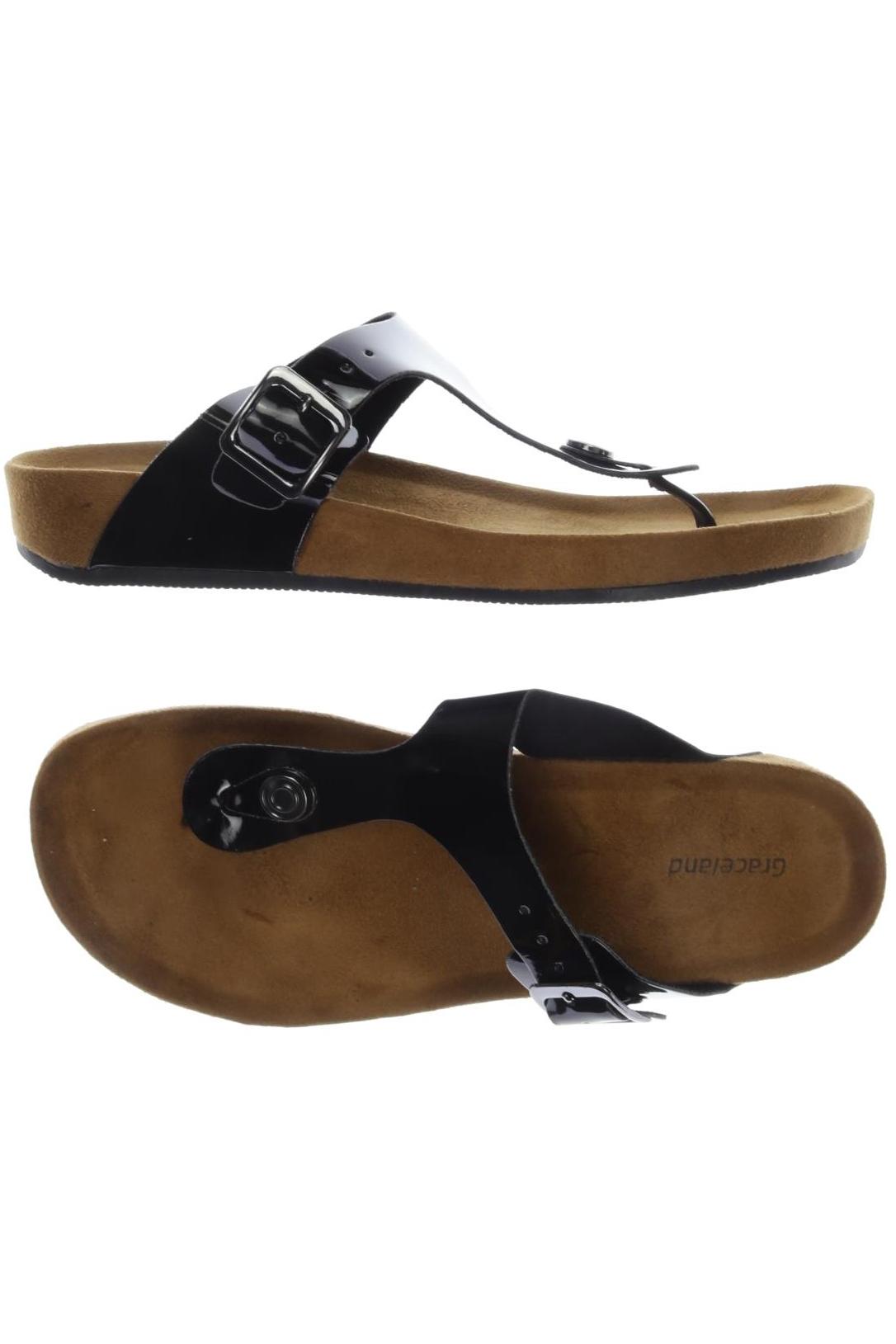 

Graceland Damen Sandale, schwarz, Gr. 38