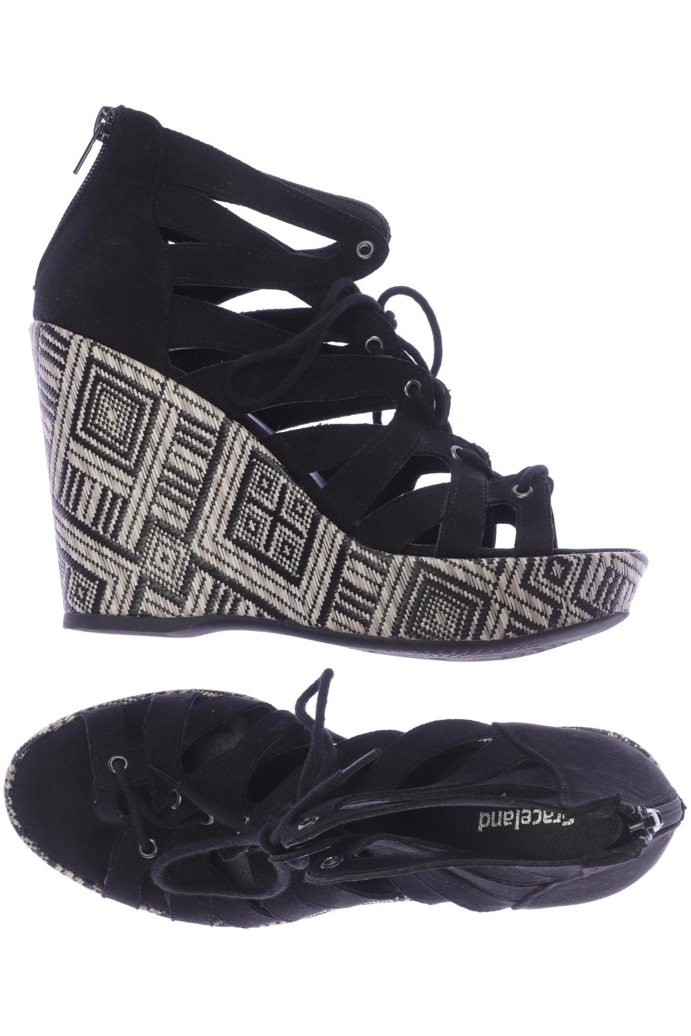 

Graceland Damen Sandale, schwarz, Gr. 39