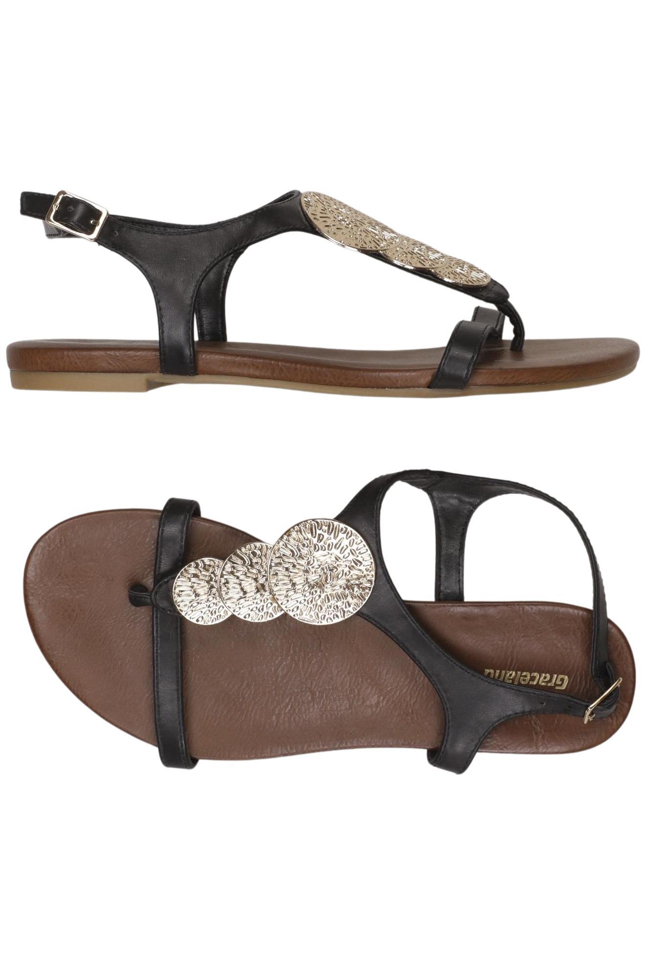 

Graceland Damen Sandale, schwarz, Gr. 38