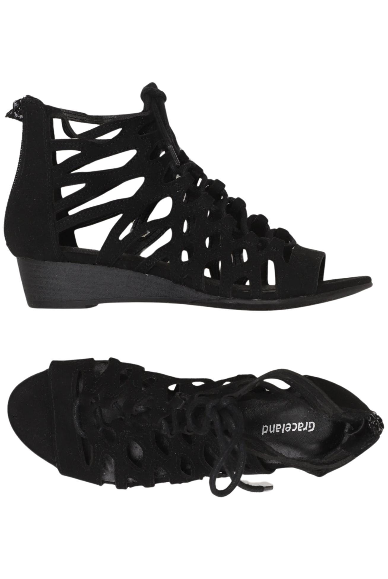 

Graceland Damen Sandale, schwarz, Gr. 37