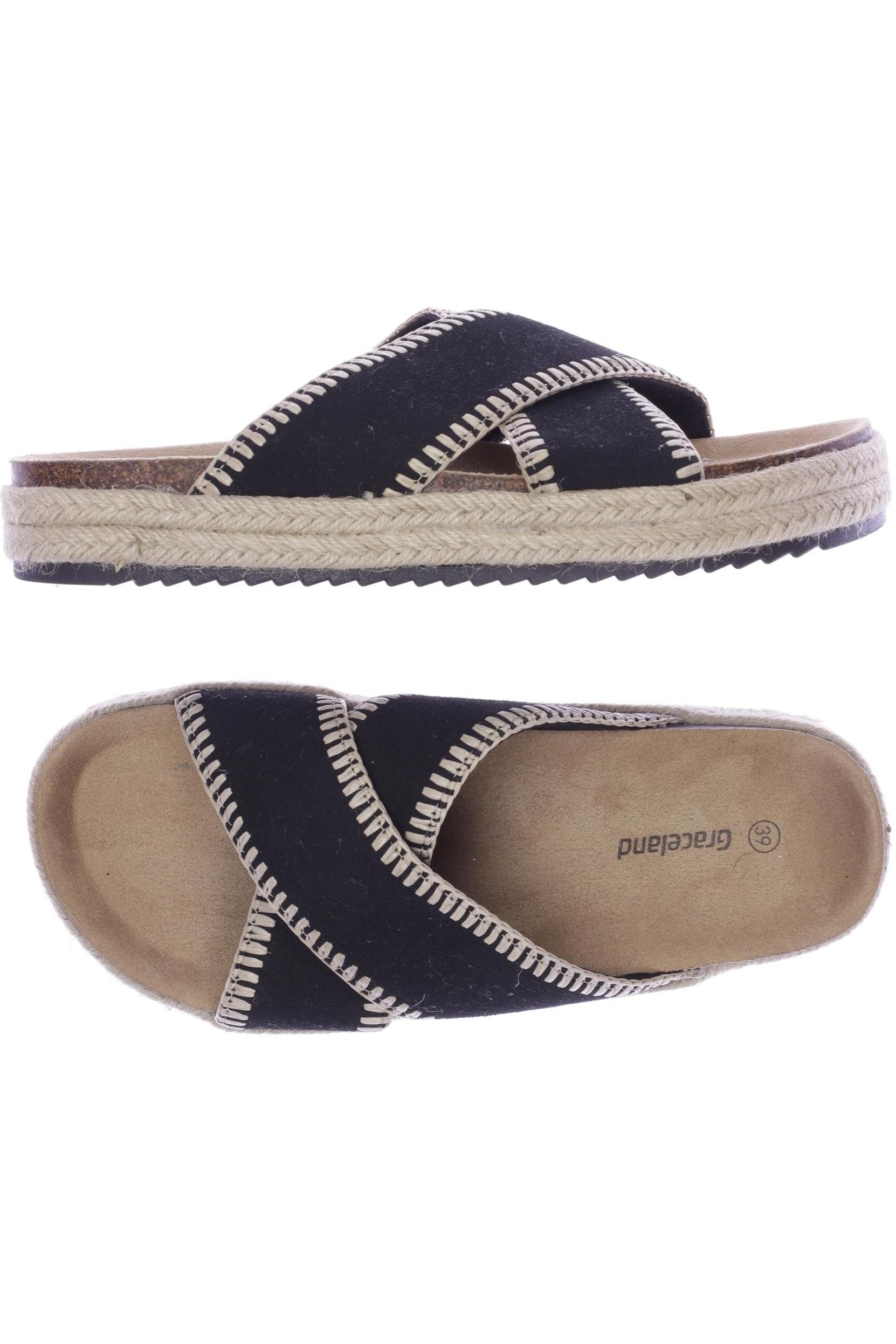 

Graceland Damen Sandale, schwarz, Gr. 39