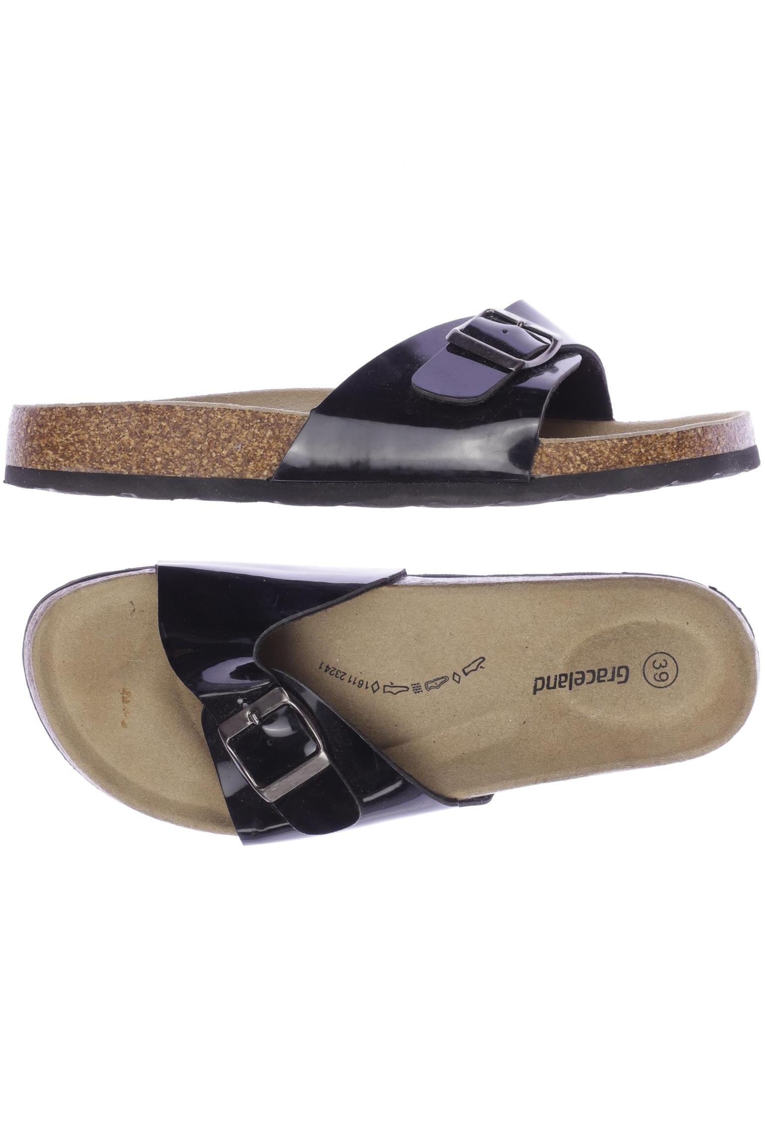 

Graceland Damen Sandale, schwarz, Gr. 39