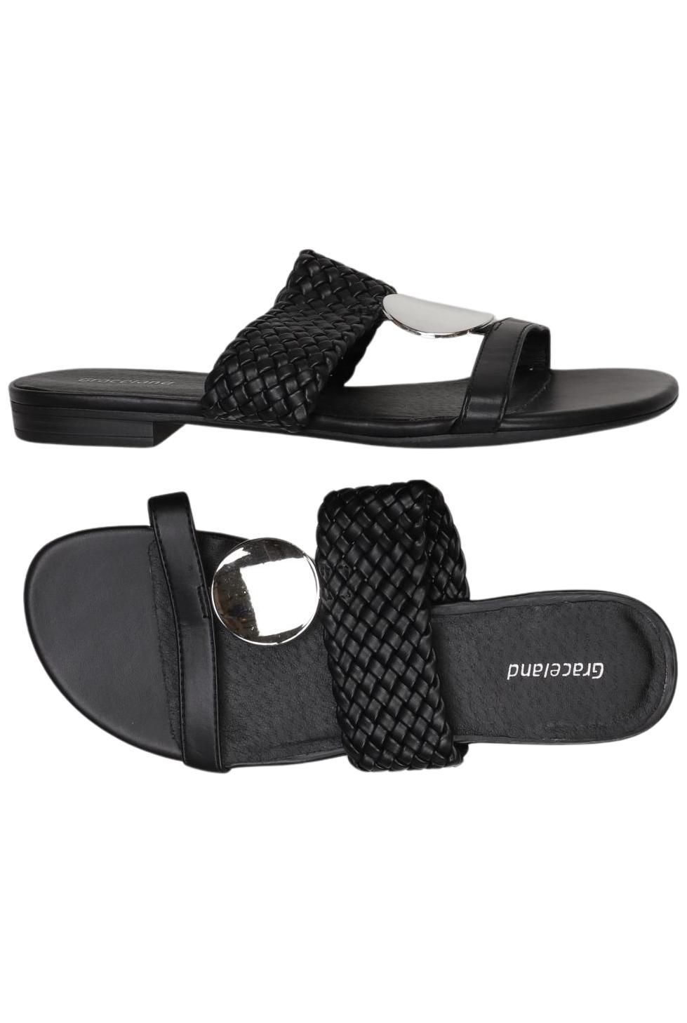 

Graceland Damen Sandale, schwarz, Gr. 36