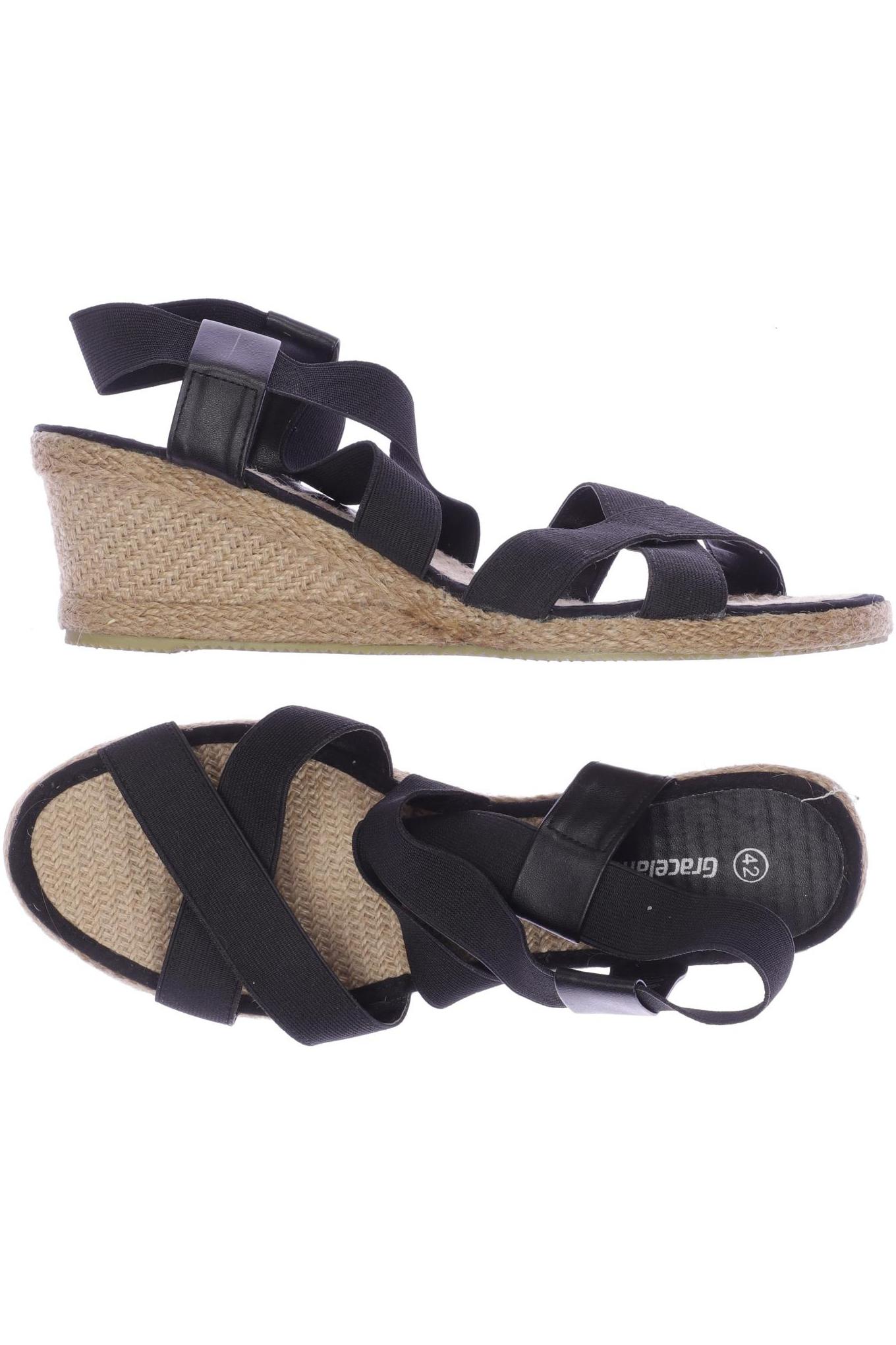 

Graceland Damen Sandale, schwarz, Gr. 42