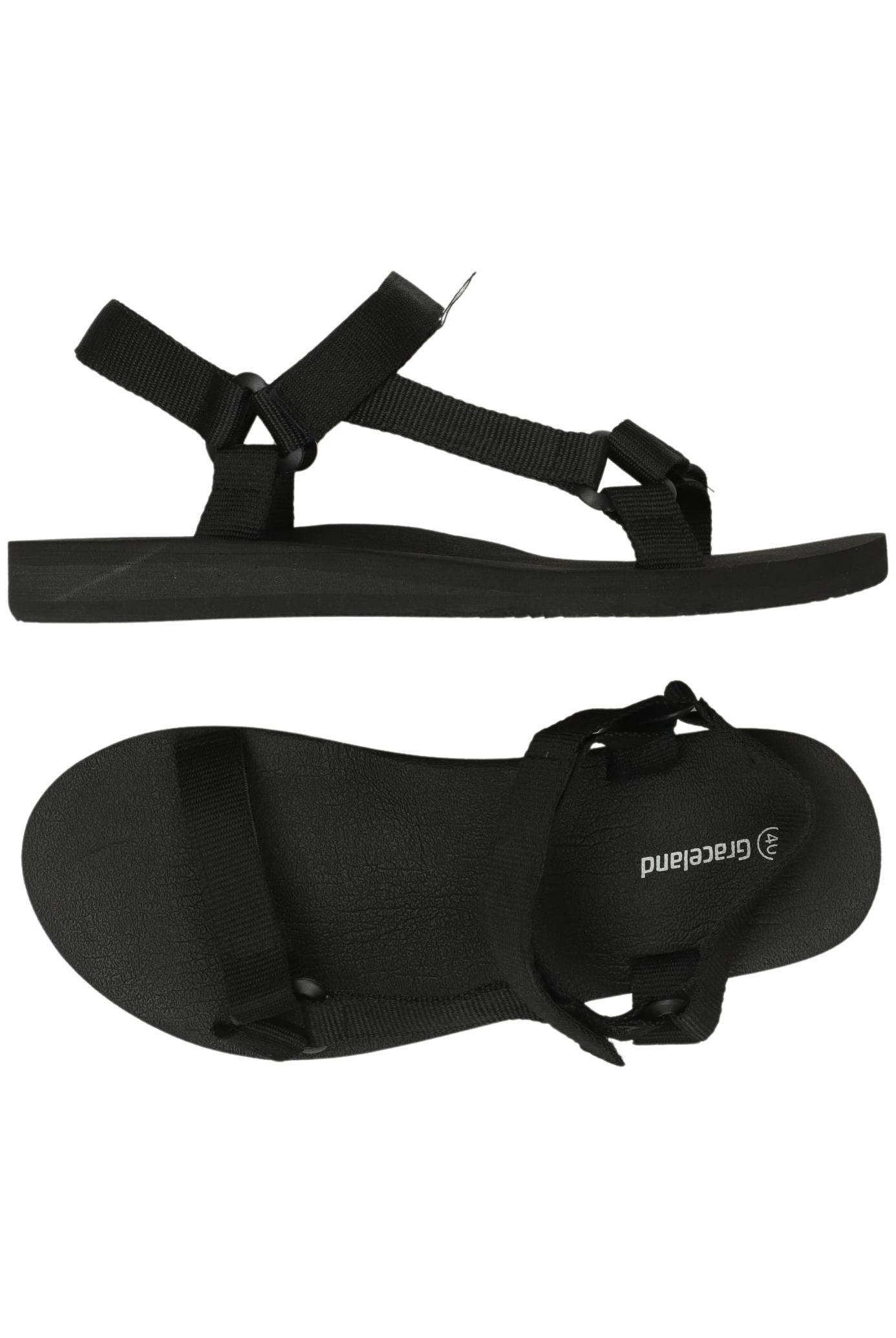 

Graceland Damen Sandale, schwarz, Gr. 40