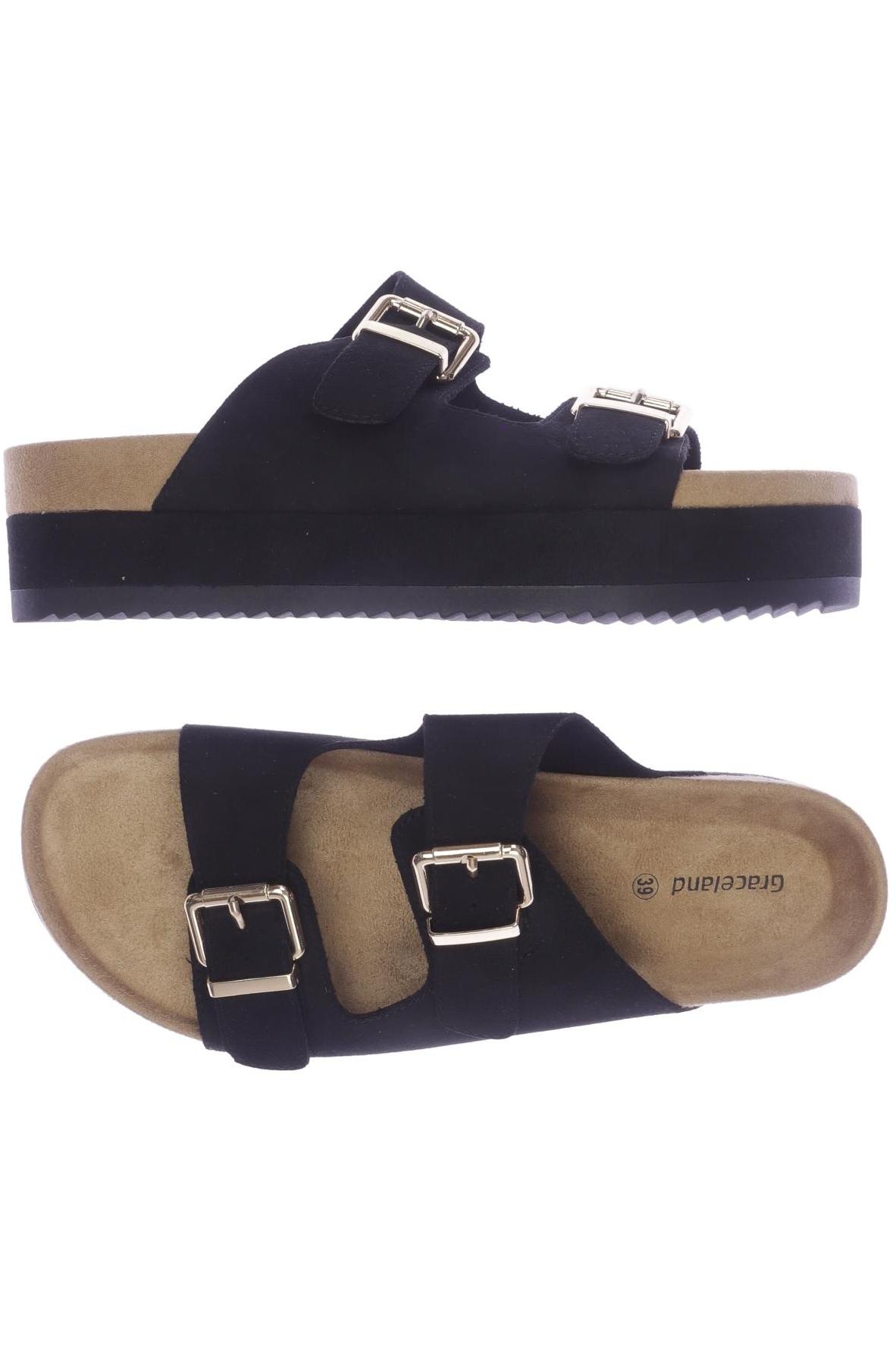 

Graceland Damen Sandale, schwarz, Gr. 39