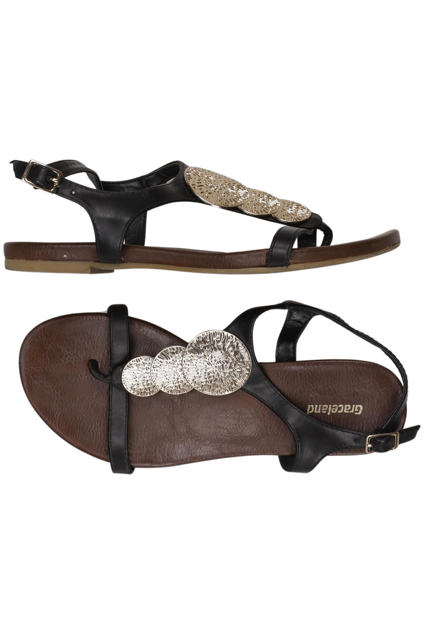 

Graceland Damen Sandale, schwarz, Gr. 36