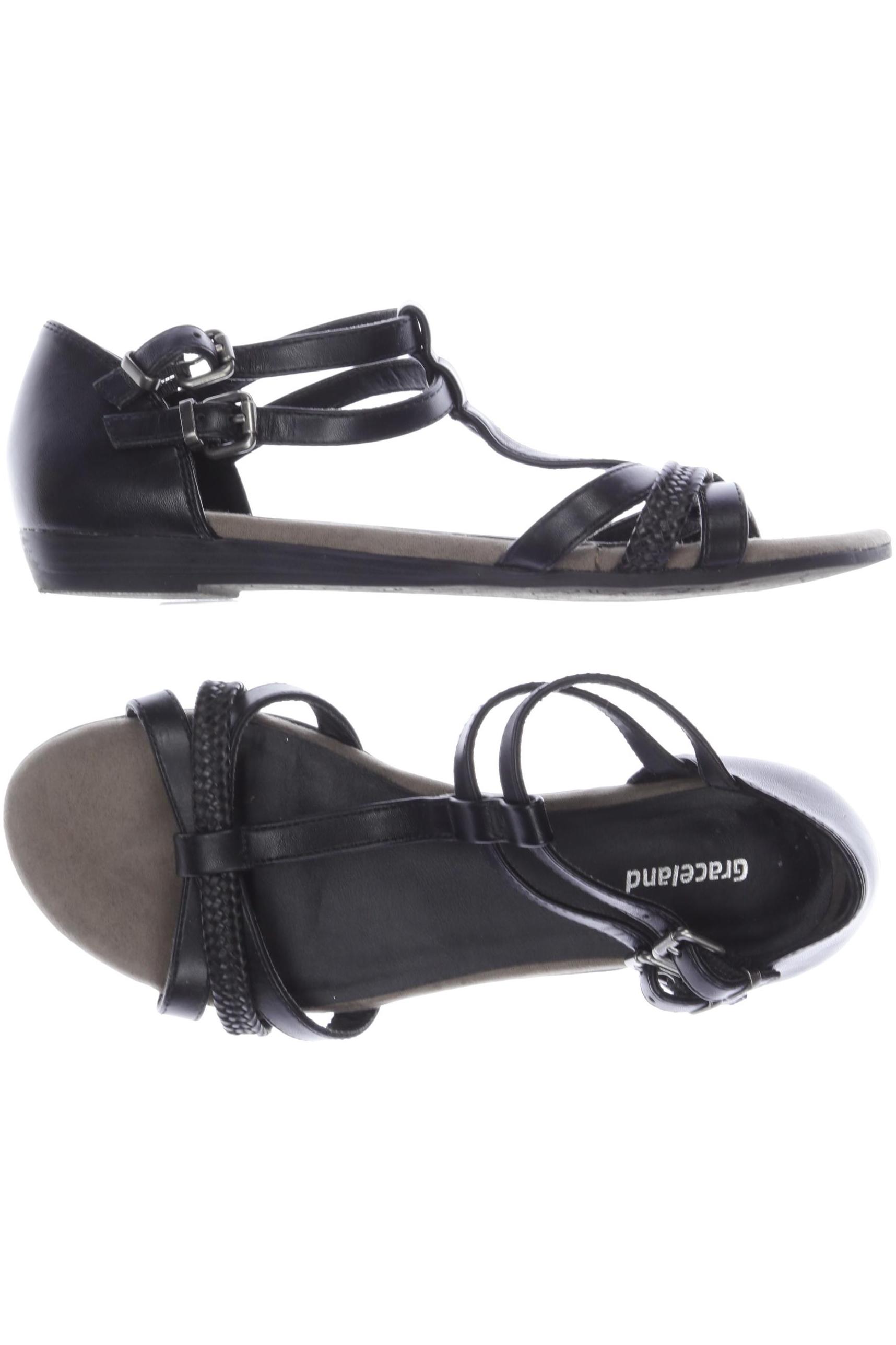 

Graceland Damen Sandale, schwarz, Gr. 37
