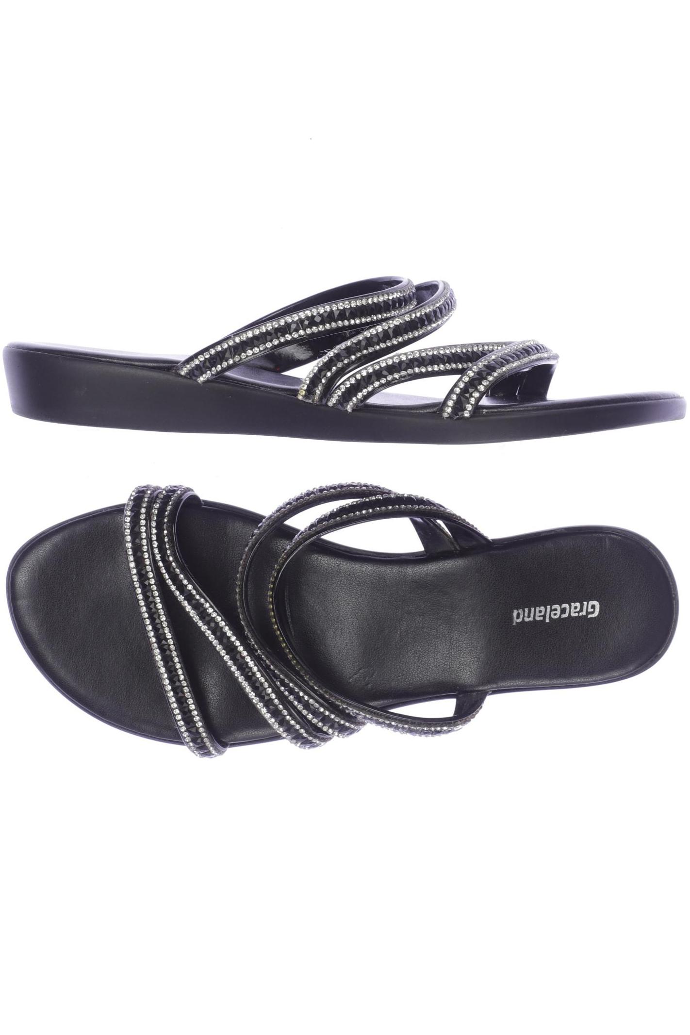 

Graceland Damen Sandale, schwarz, Gr. 36