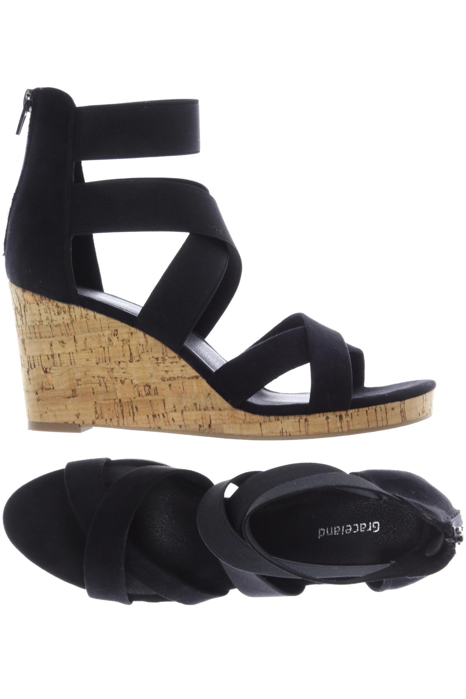 

Graceland Damen Sandale, schwarz, Gr. 40