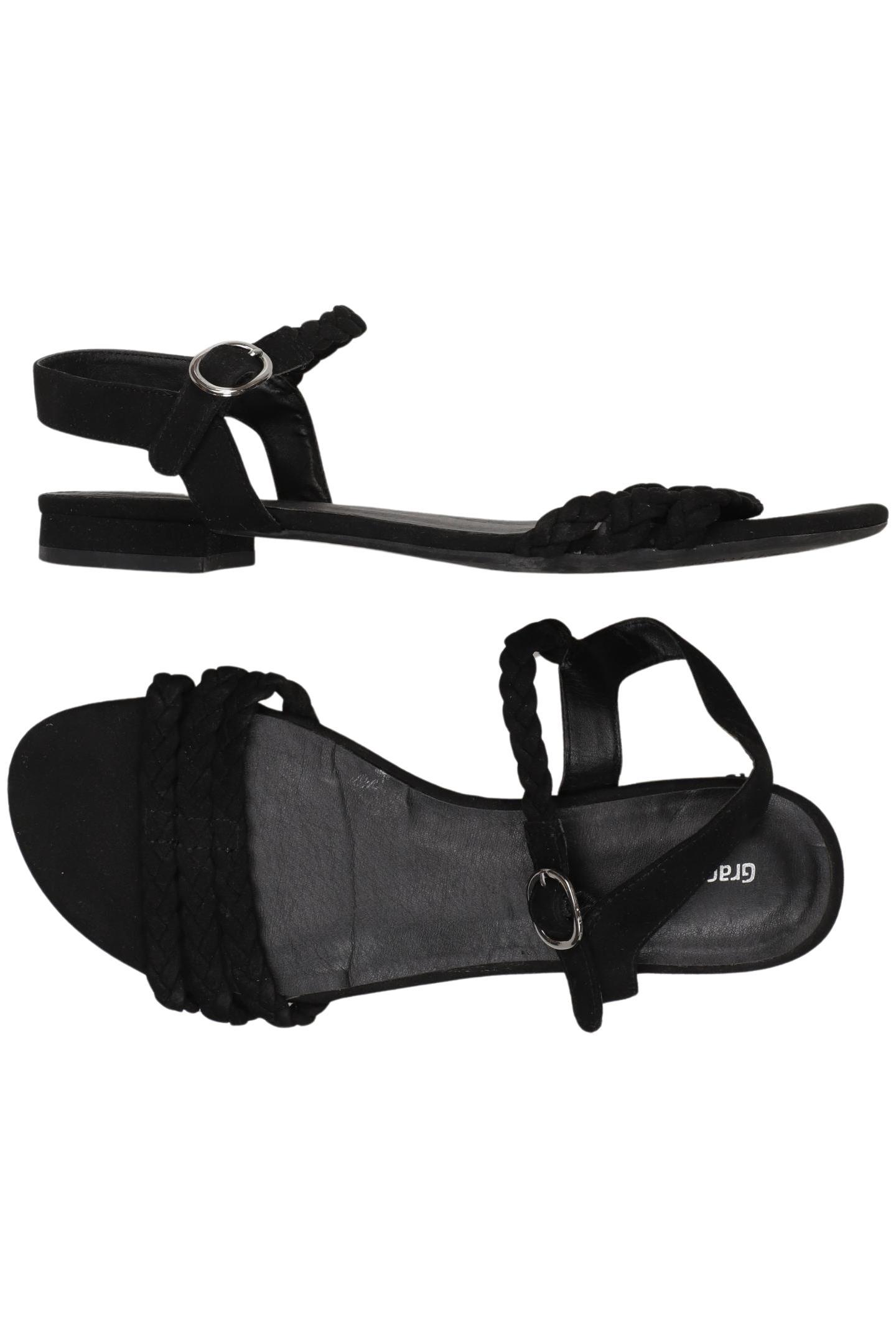

Graceland Damen Sandale, schwarz, Gr. 40