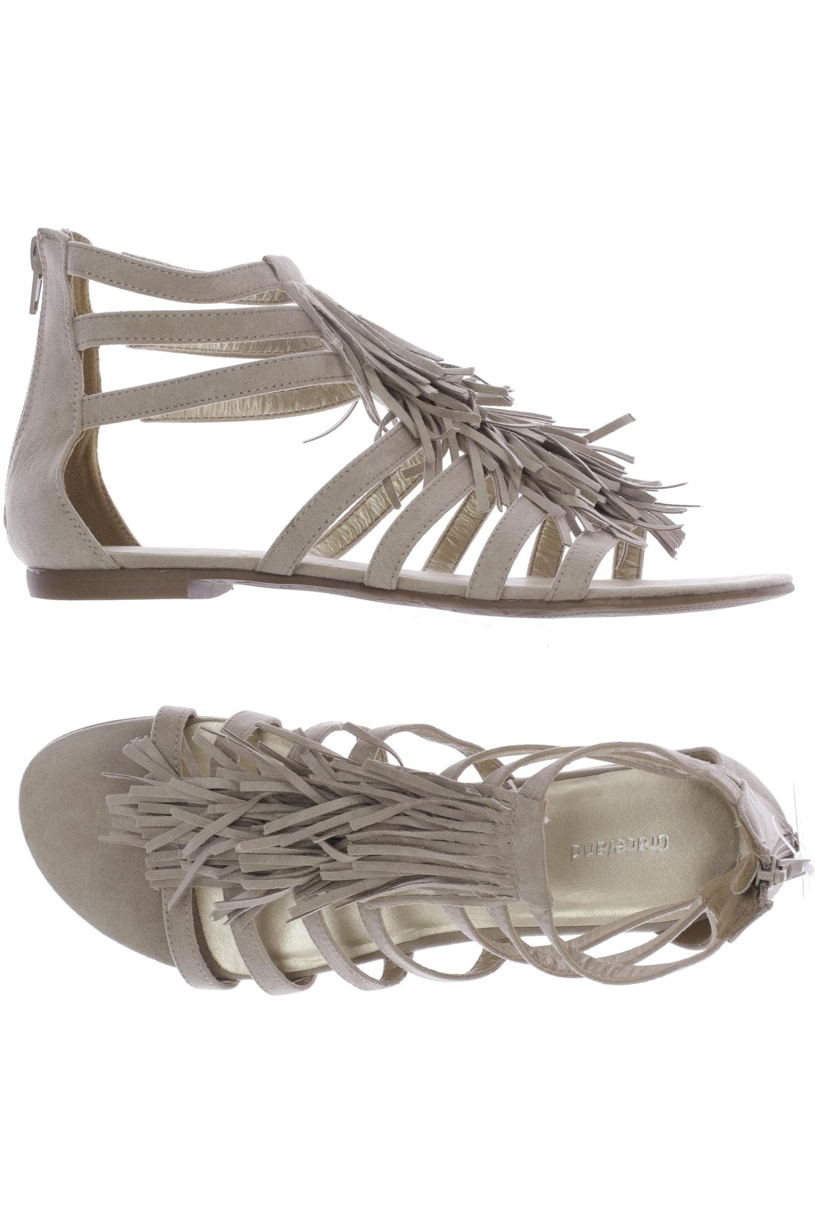 

Graceland Damen Sandale, beige, Gr. 41