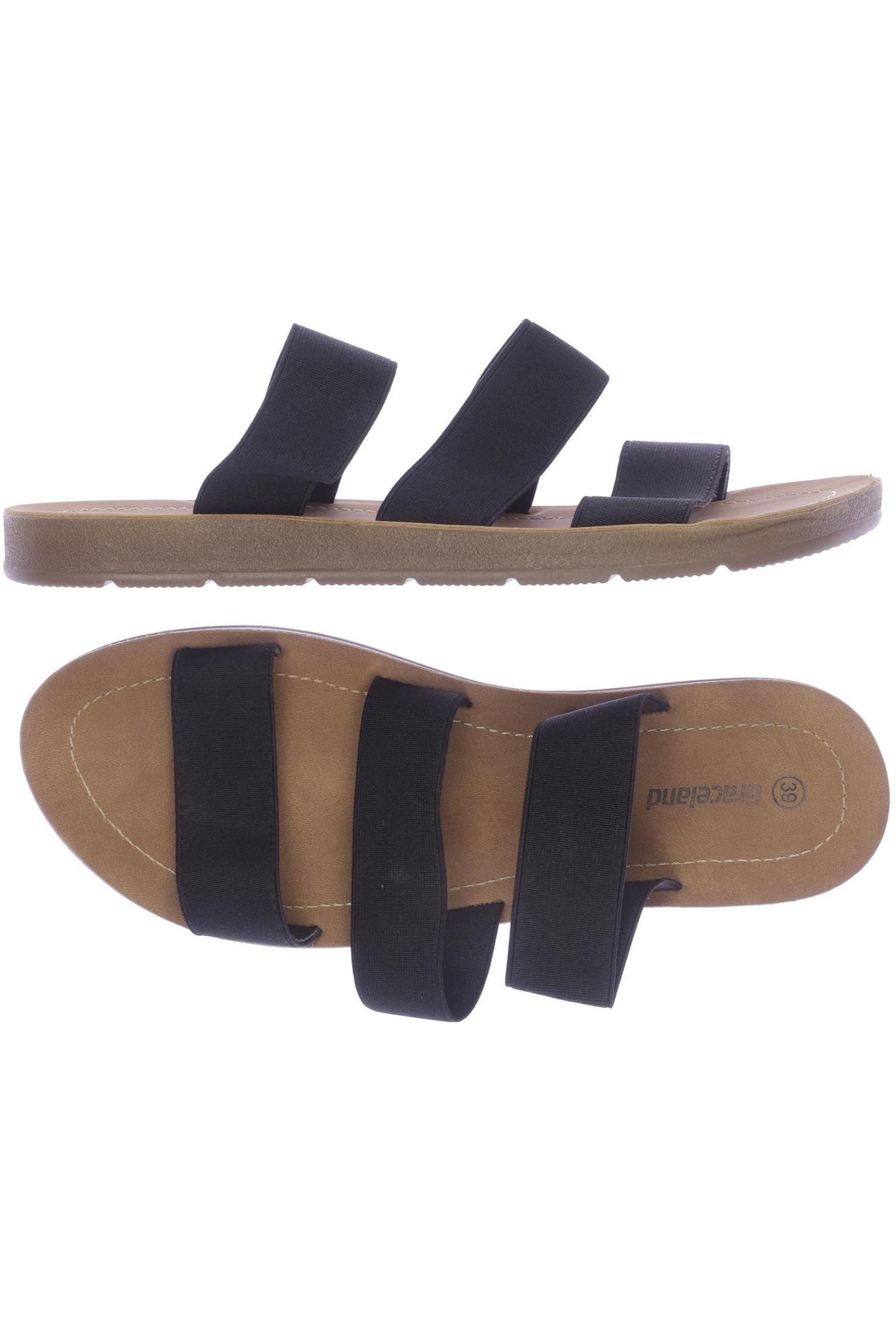 

Graceland Damen Sandale, schwarz, Gr. 39