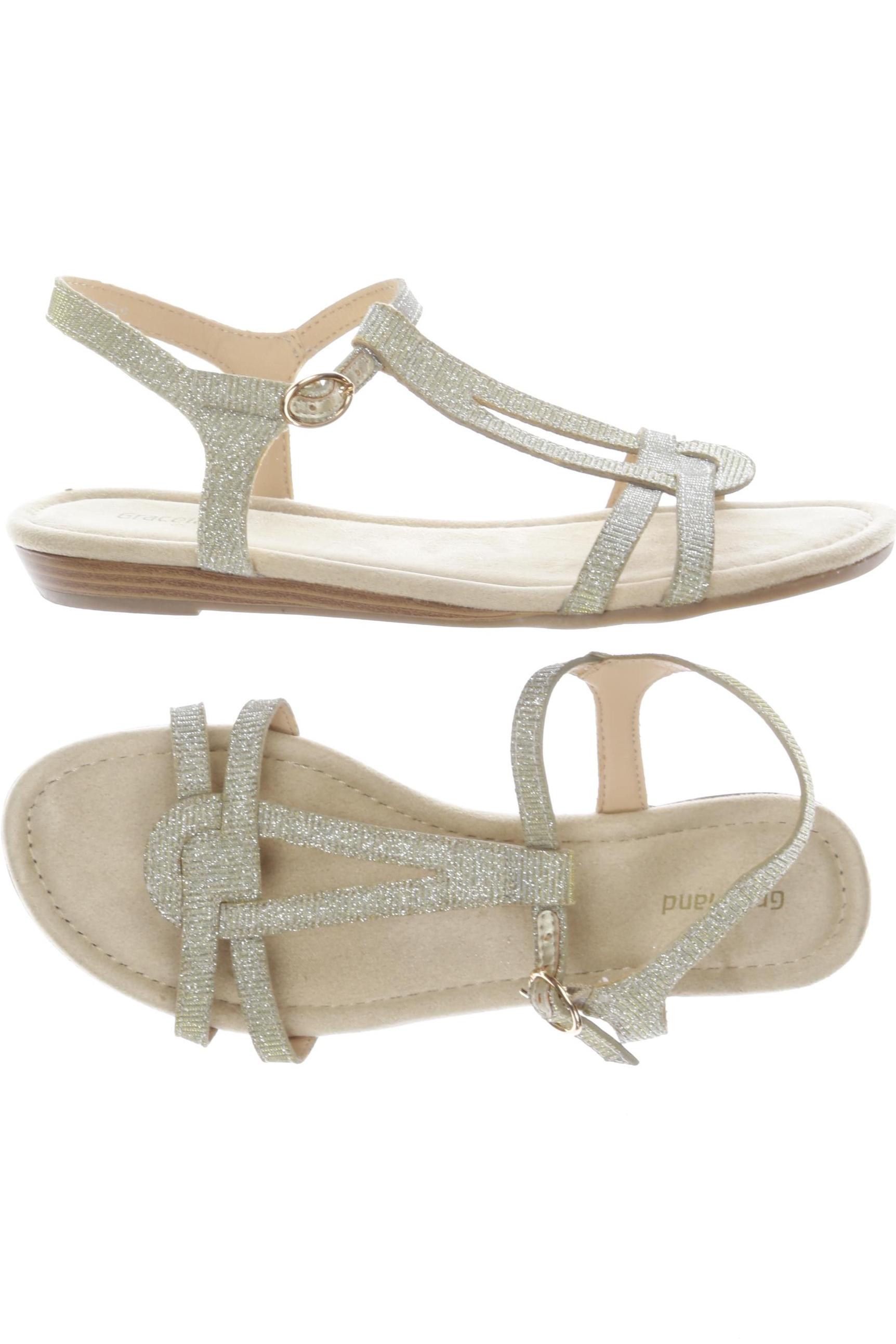 

Graceland Damen Sandale, beige, Gr. 38