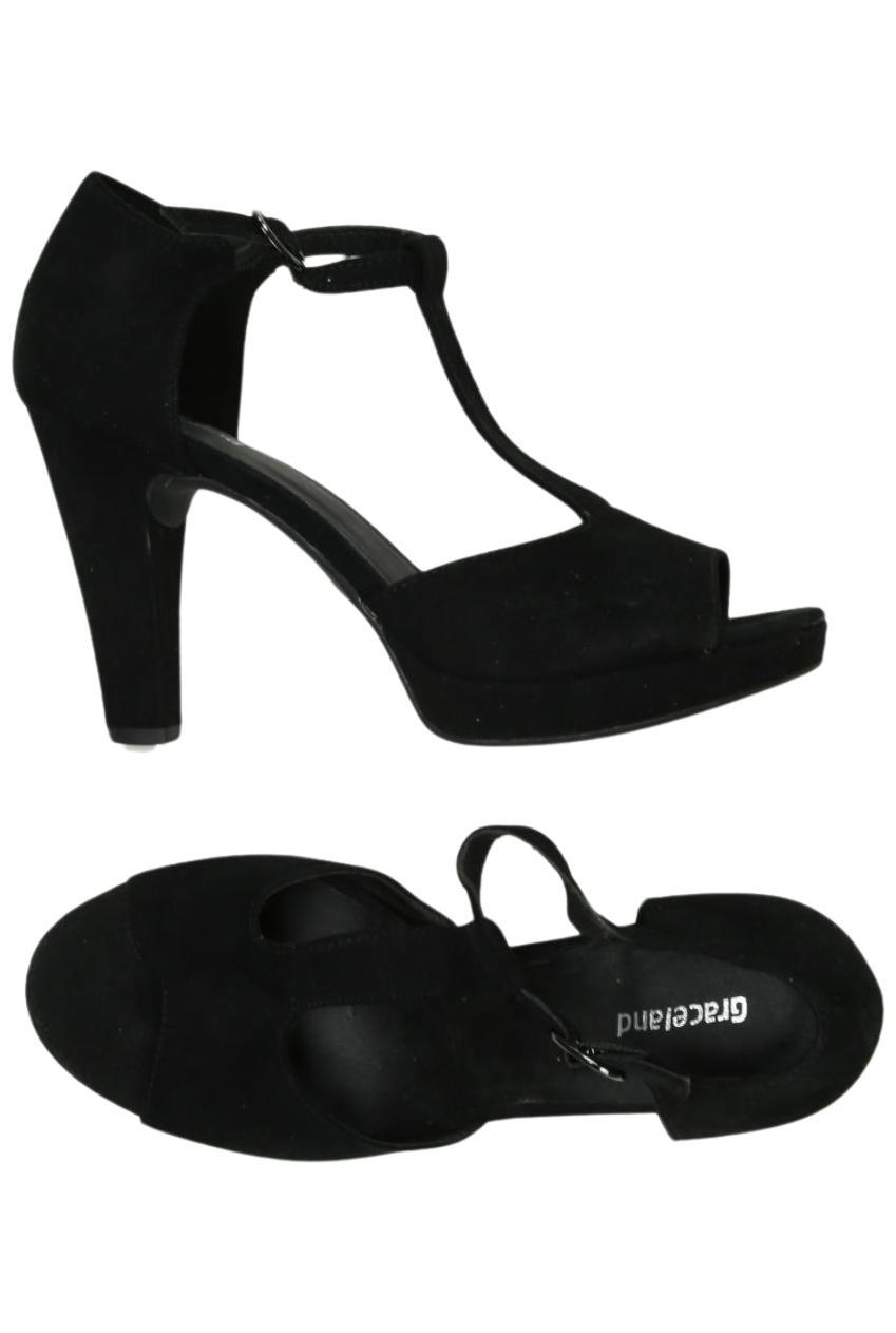 

Graceland Damen Sandale, schwarz, Gr. 37