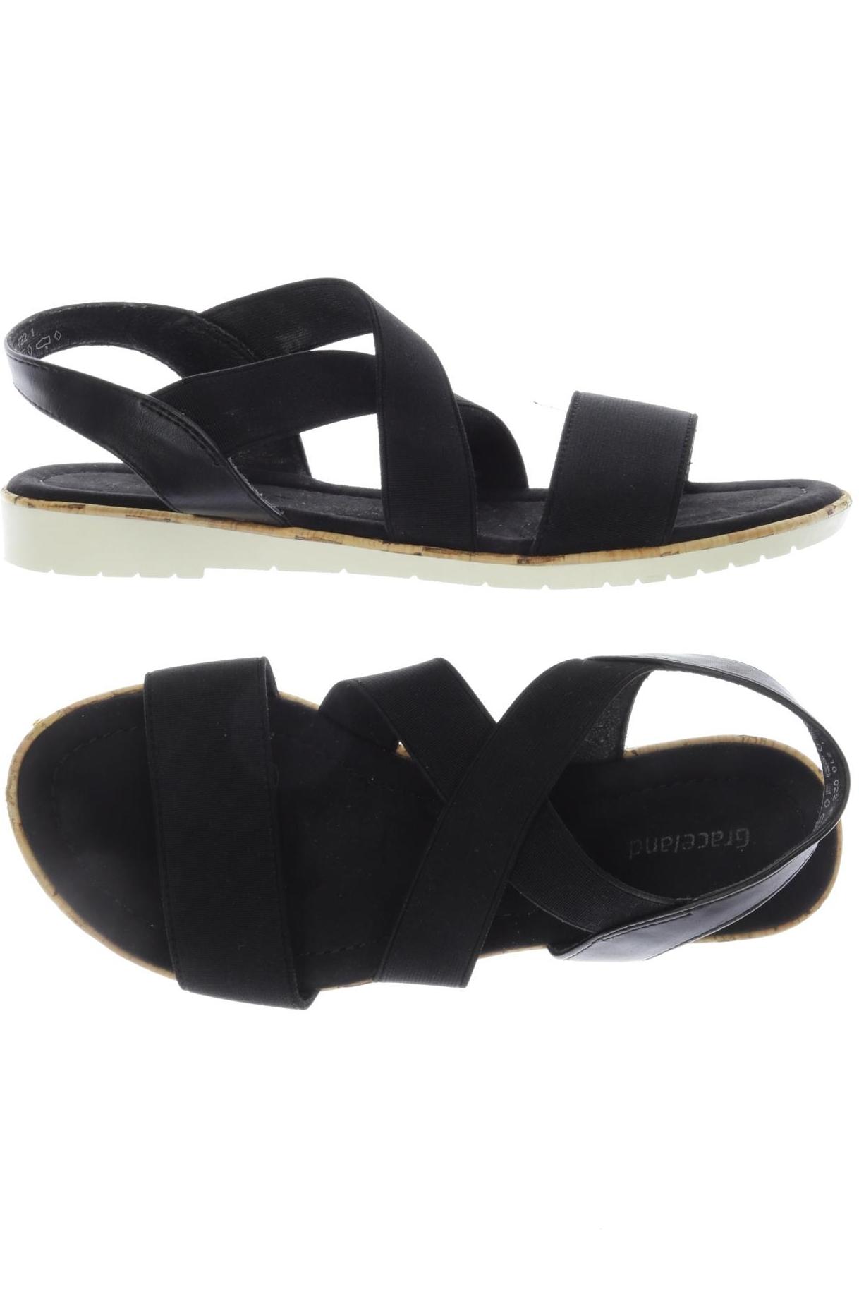 

Graceland Damen Sandale, schwarz, Gr. 36