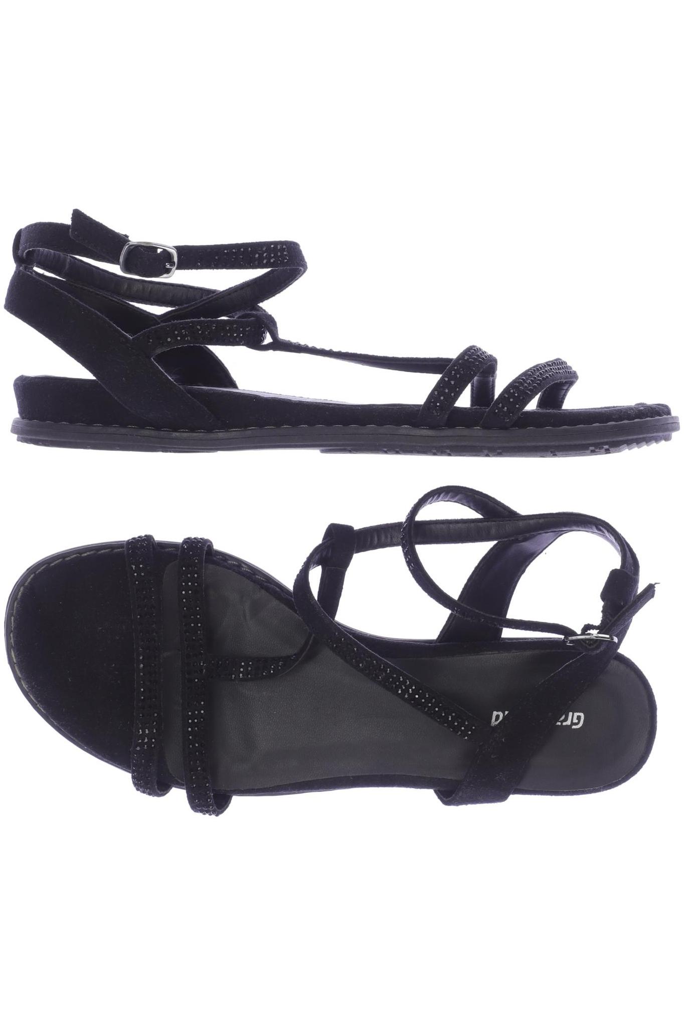 

Graceland Damen Sandale, schwarz, Gr. 38