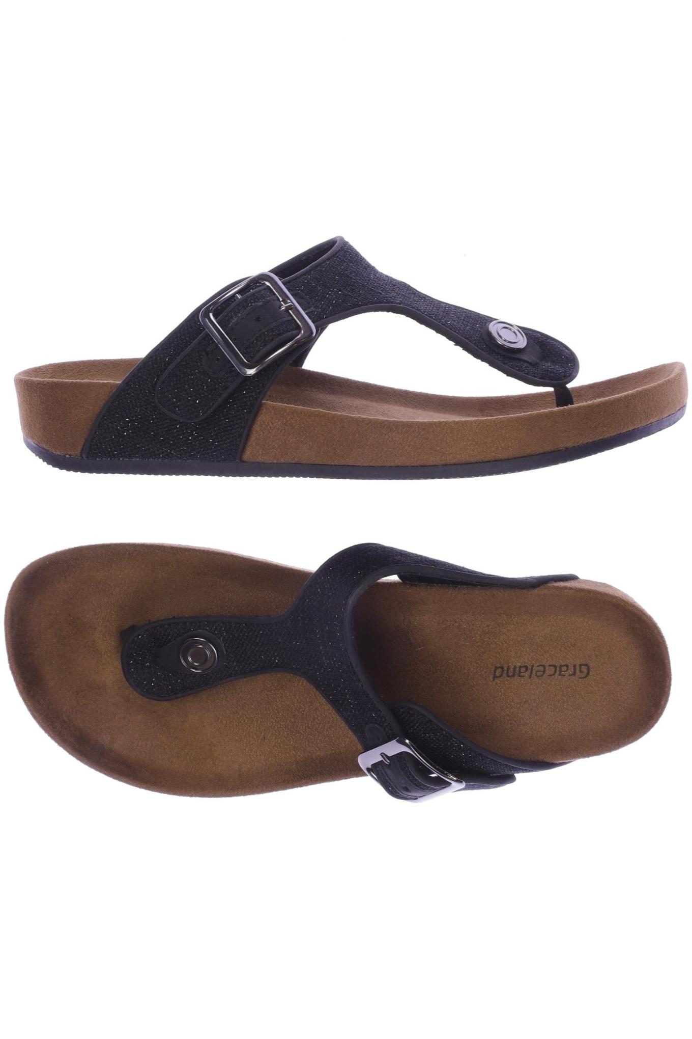 

Graceland Damen Sandale, schwarz, Gr. 36