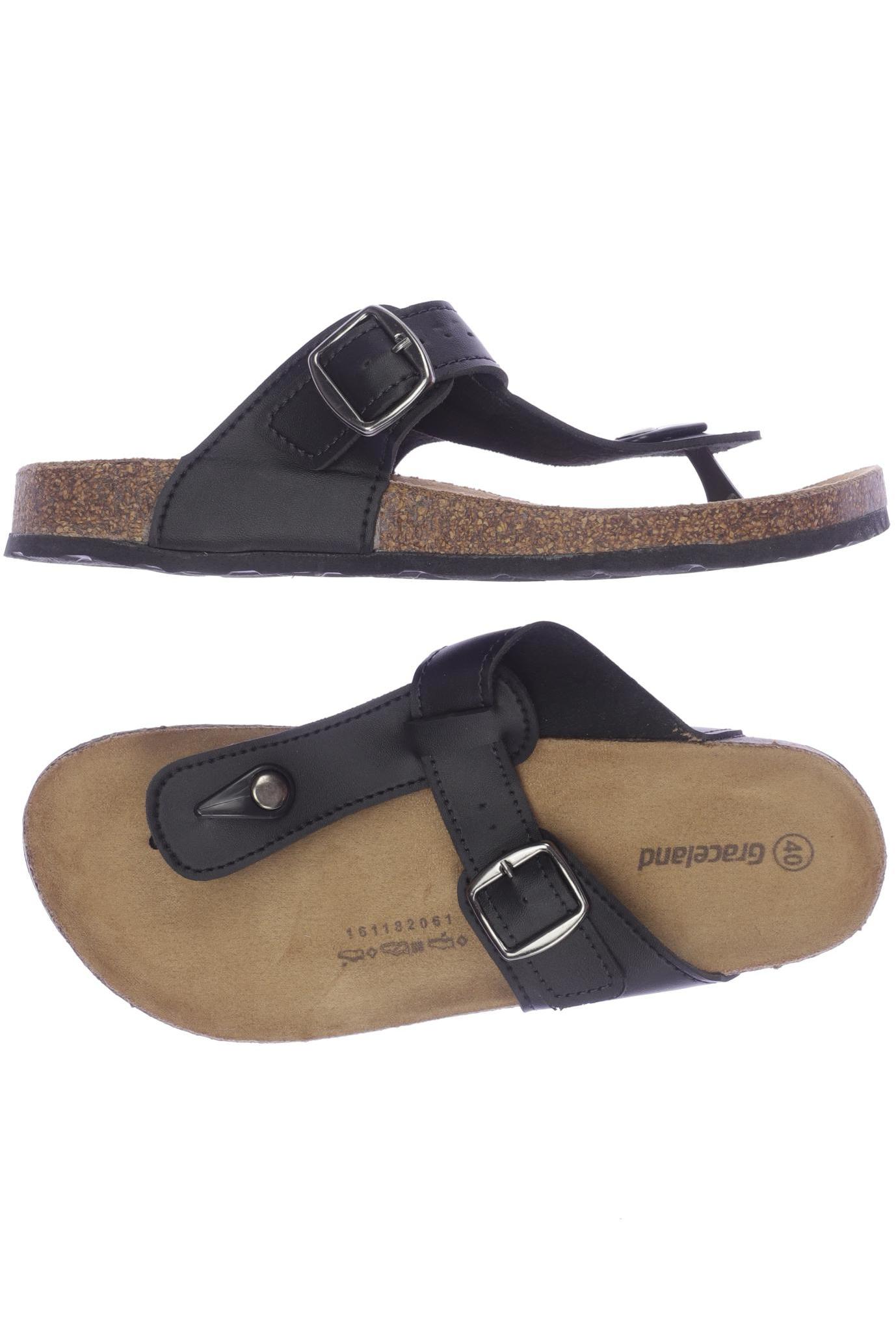 

Graceland Damen Sandale, schwarz, Gr. 40