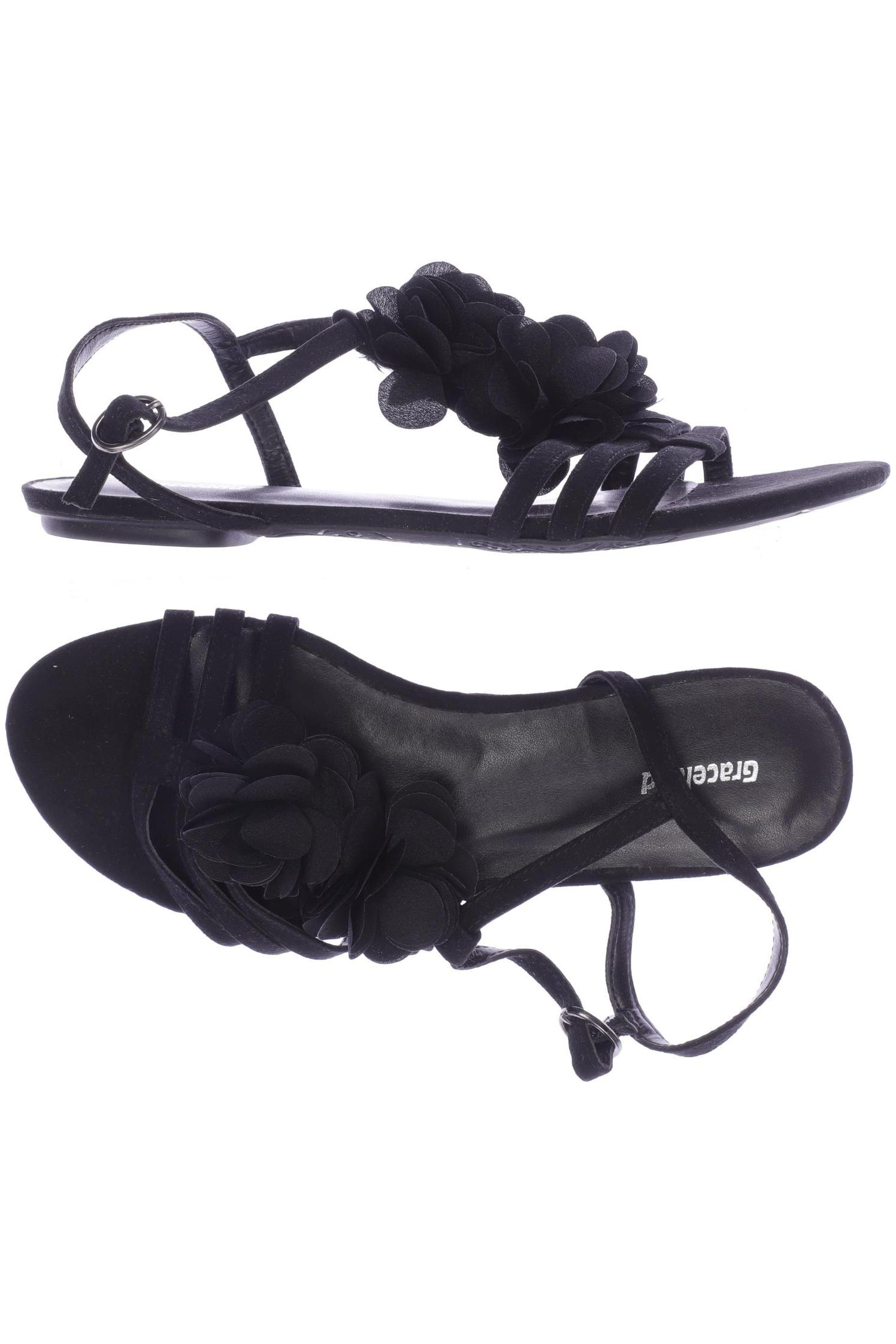 

Graceland Damen Sandale, schwarz, Gr. 38