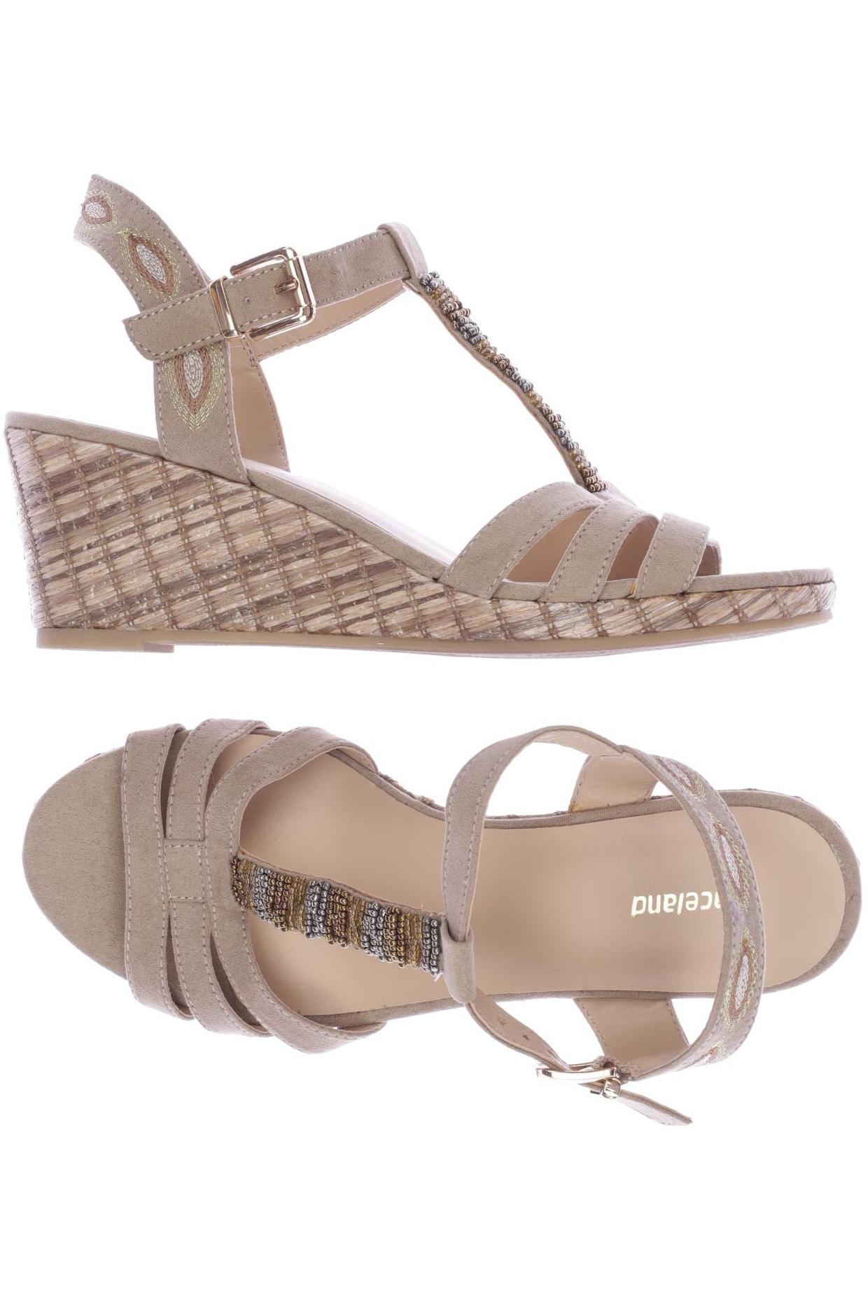 

Graceland Damen Sandale, beige, Gr. 38