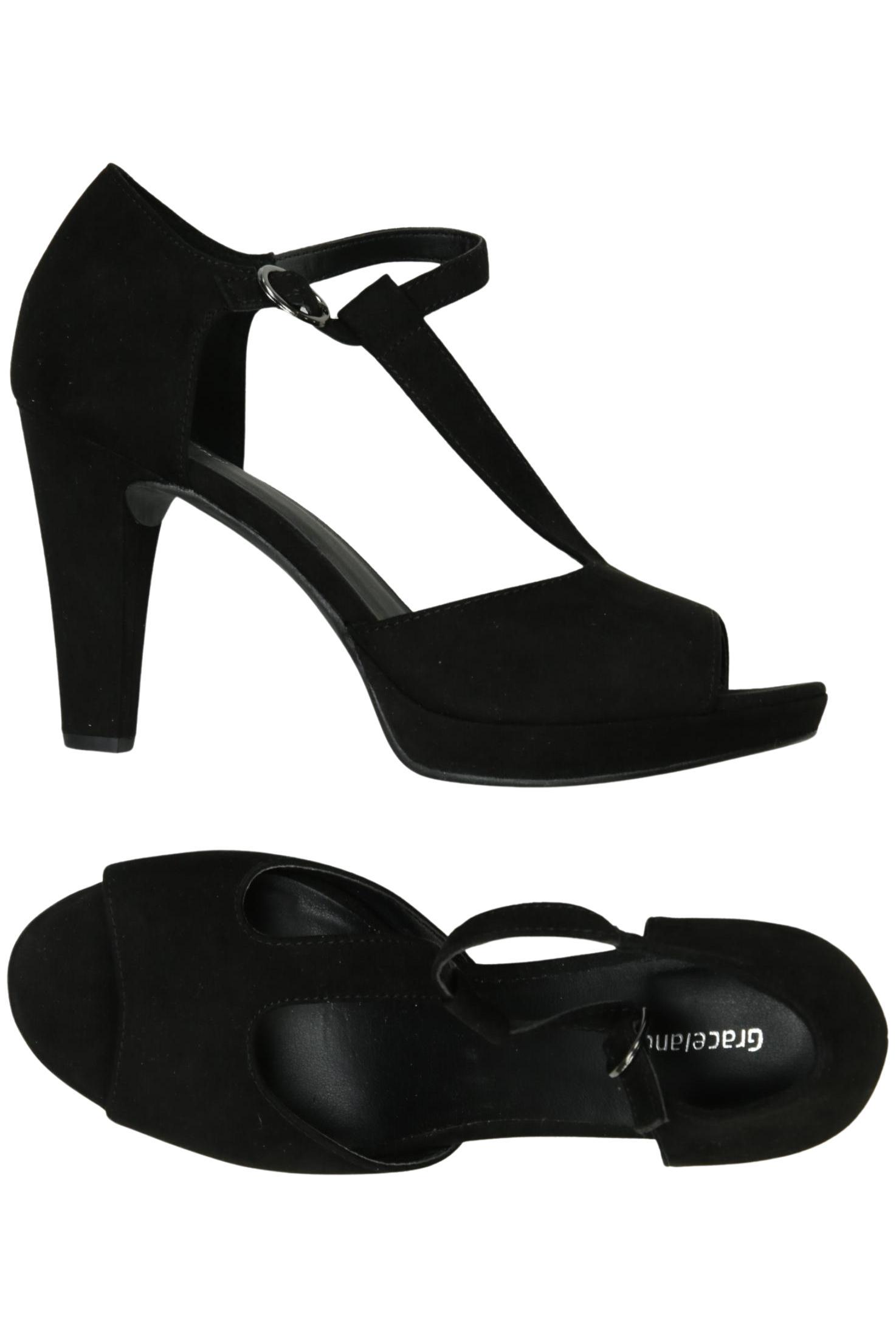 

Graceland Damen Sandale, schwarz, Gr. 40