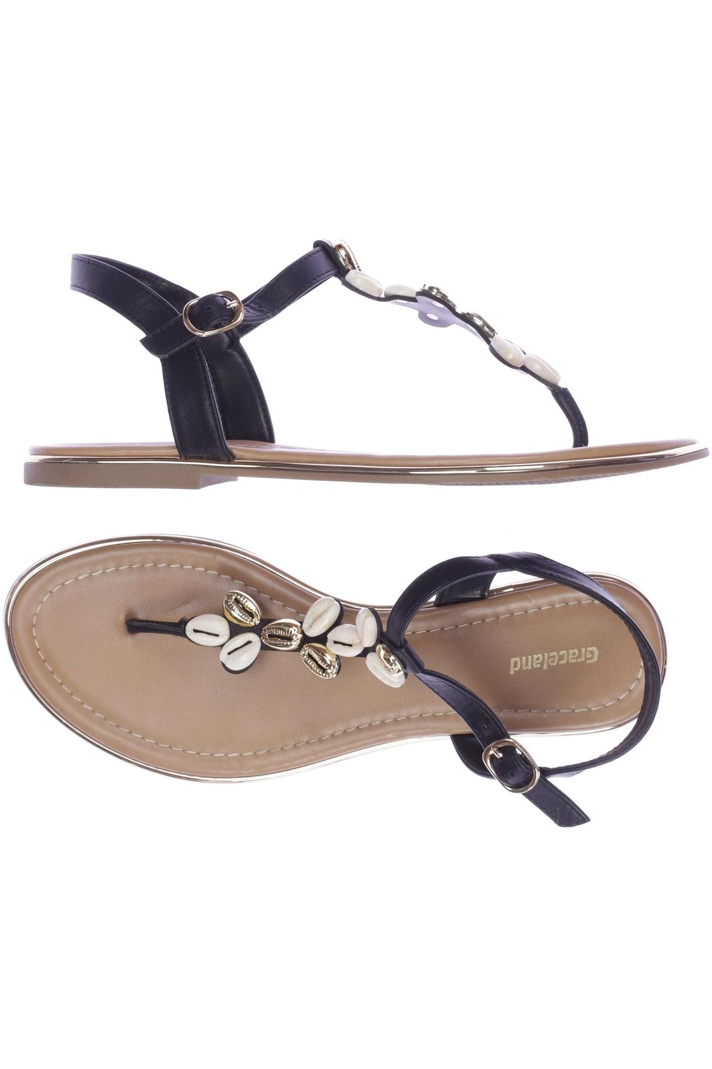 

Graceland Damen Sandale, schwarz, Gr. 39