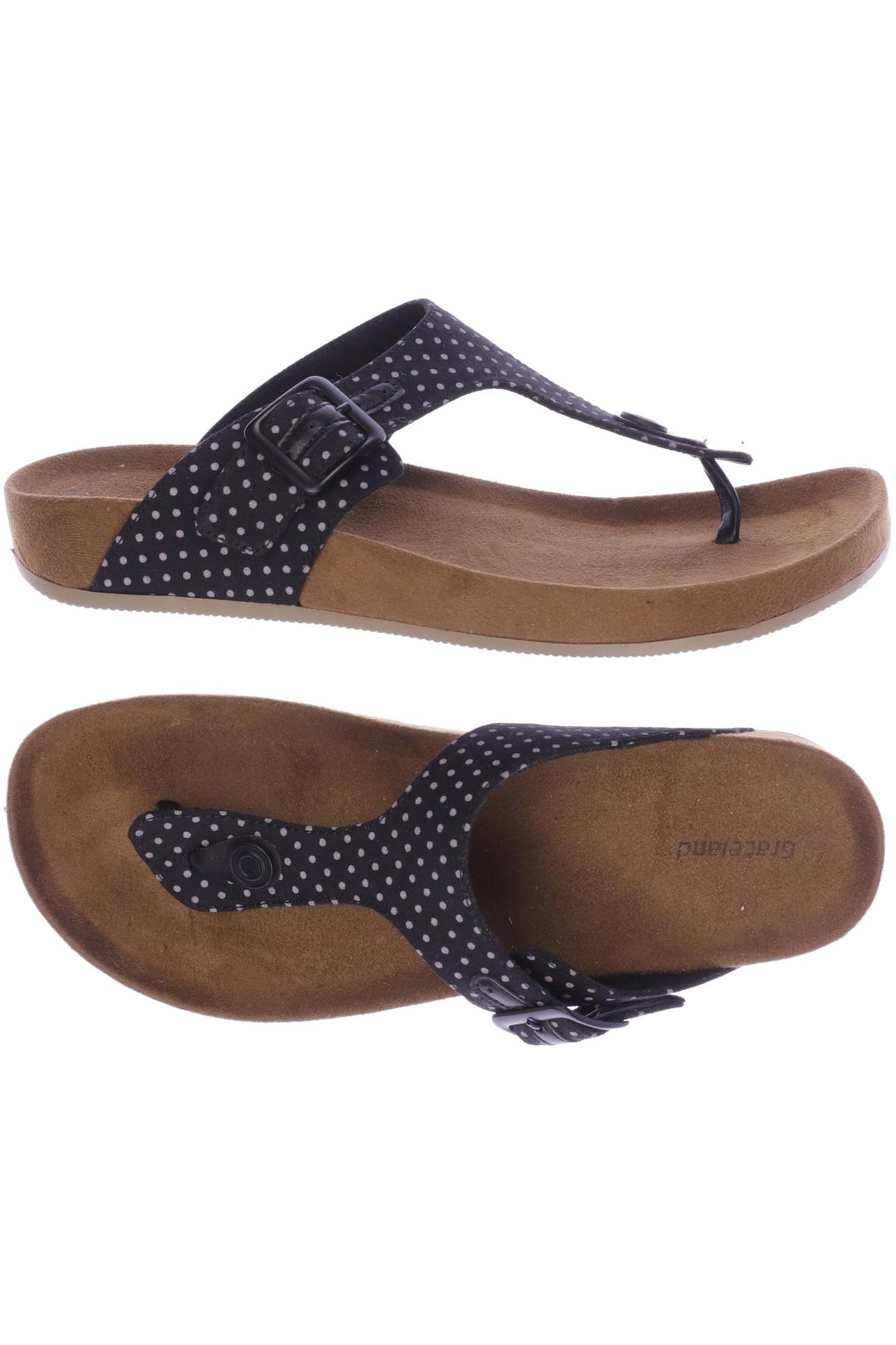 

Graceland Damen Sandale, schwarz, Gr. 39