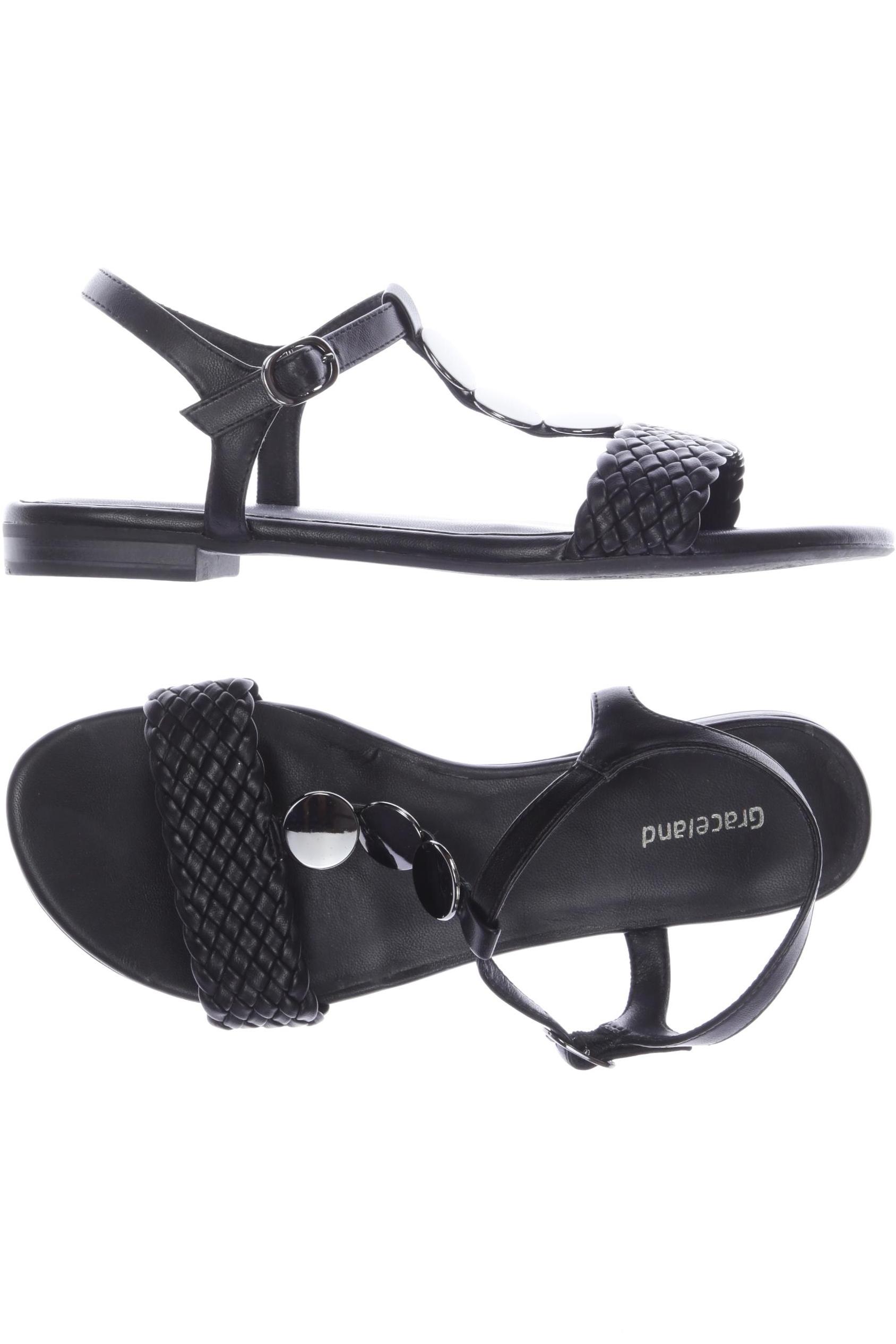 

Graceland Damen Sandale, schwarz, Gr. 37