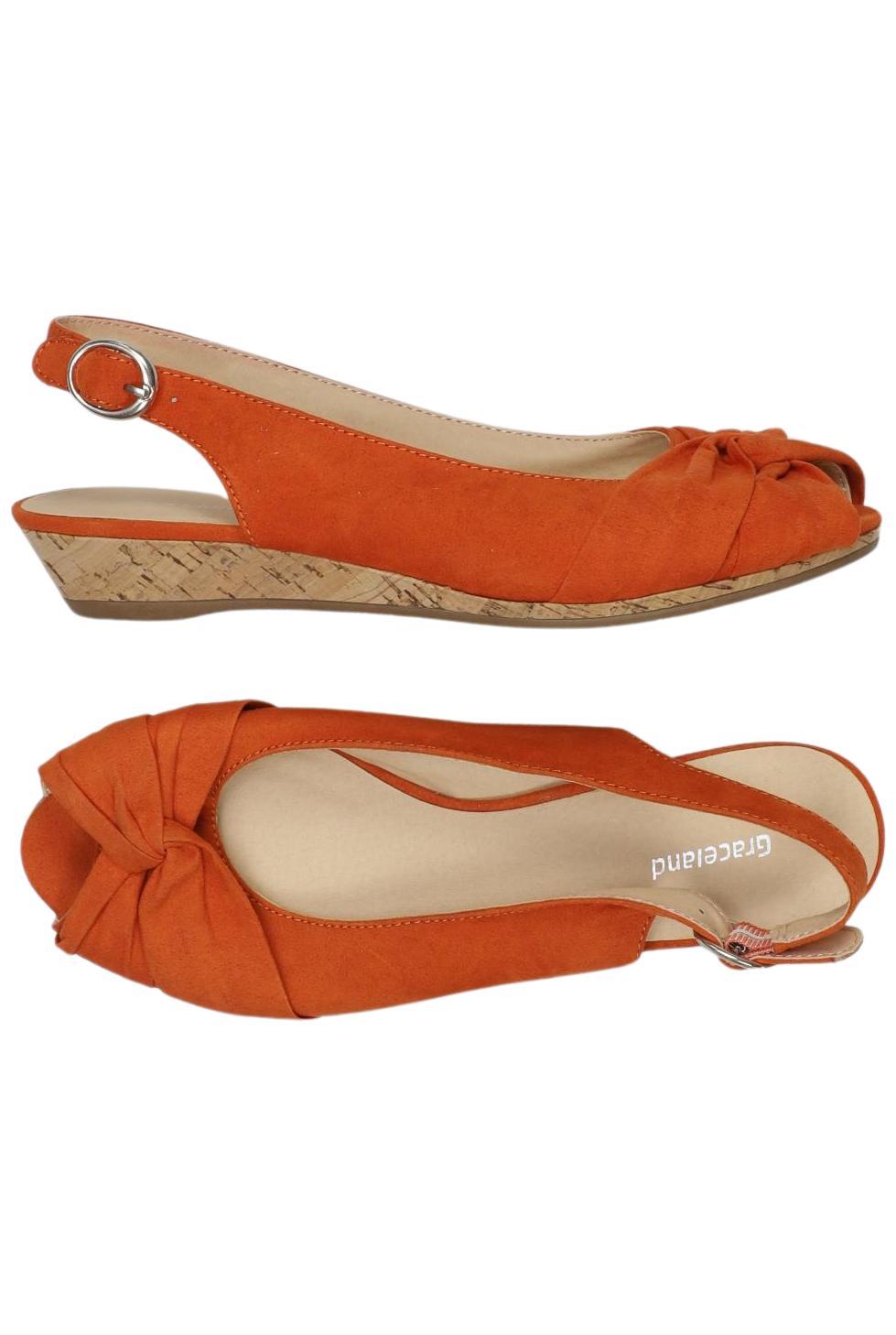 

Graceland Damen Sandale, orange, Gr. 38