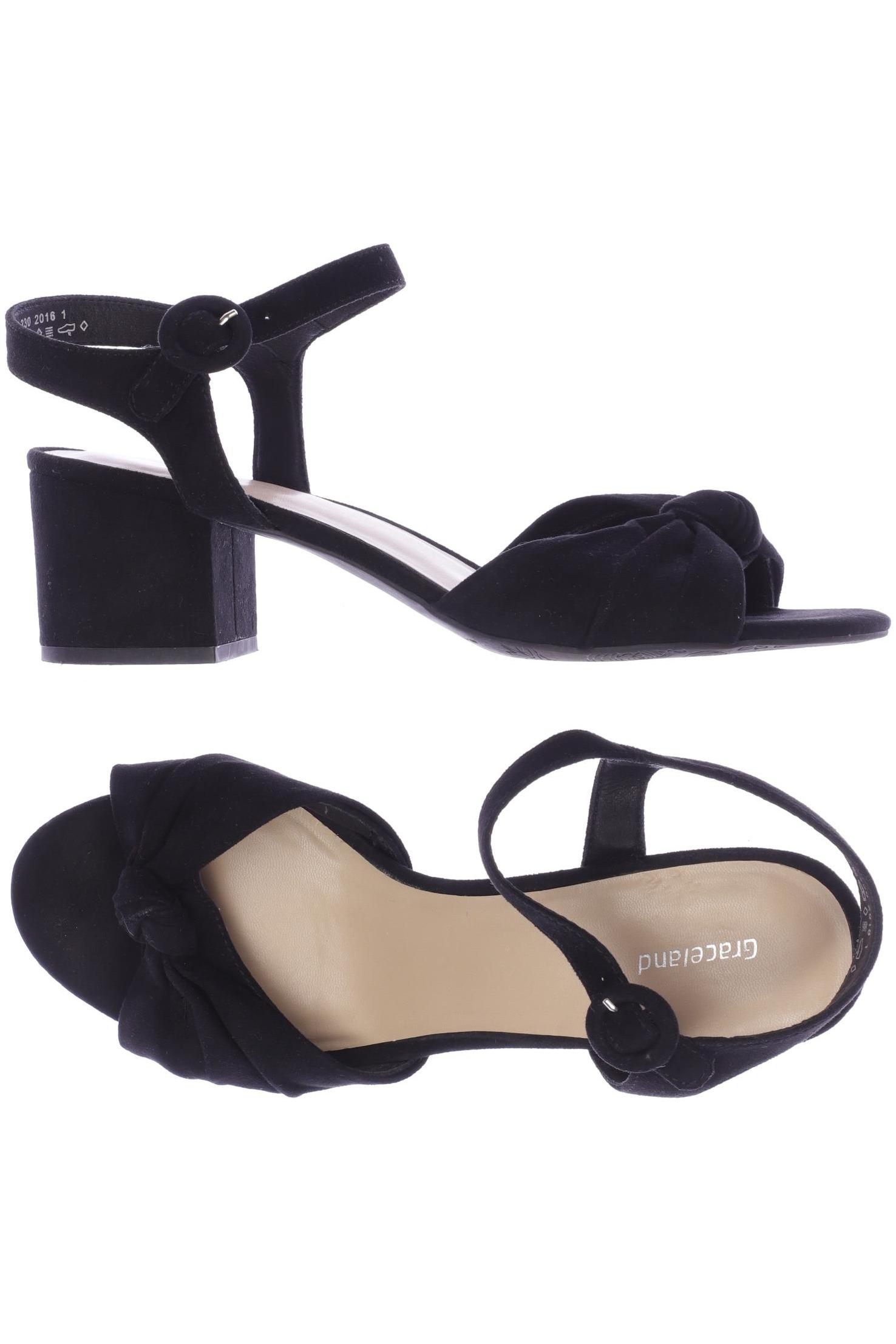 

Graceland Damen Sandale, schwarz, Gr. 40