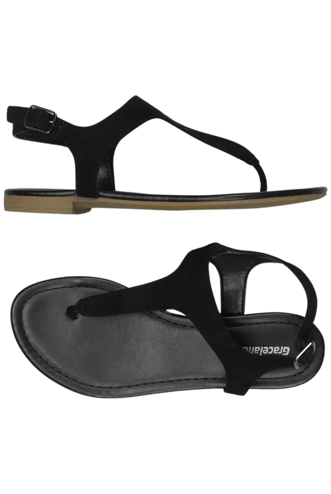 

Graceland Damen Sandale, schwarz, Gr. 36