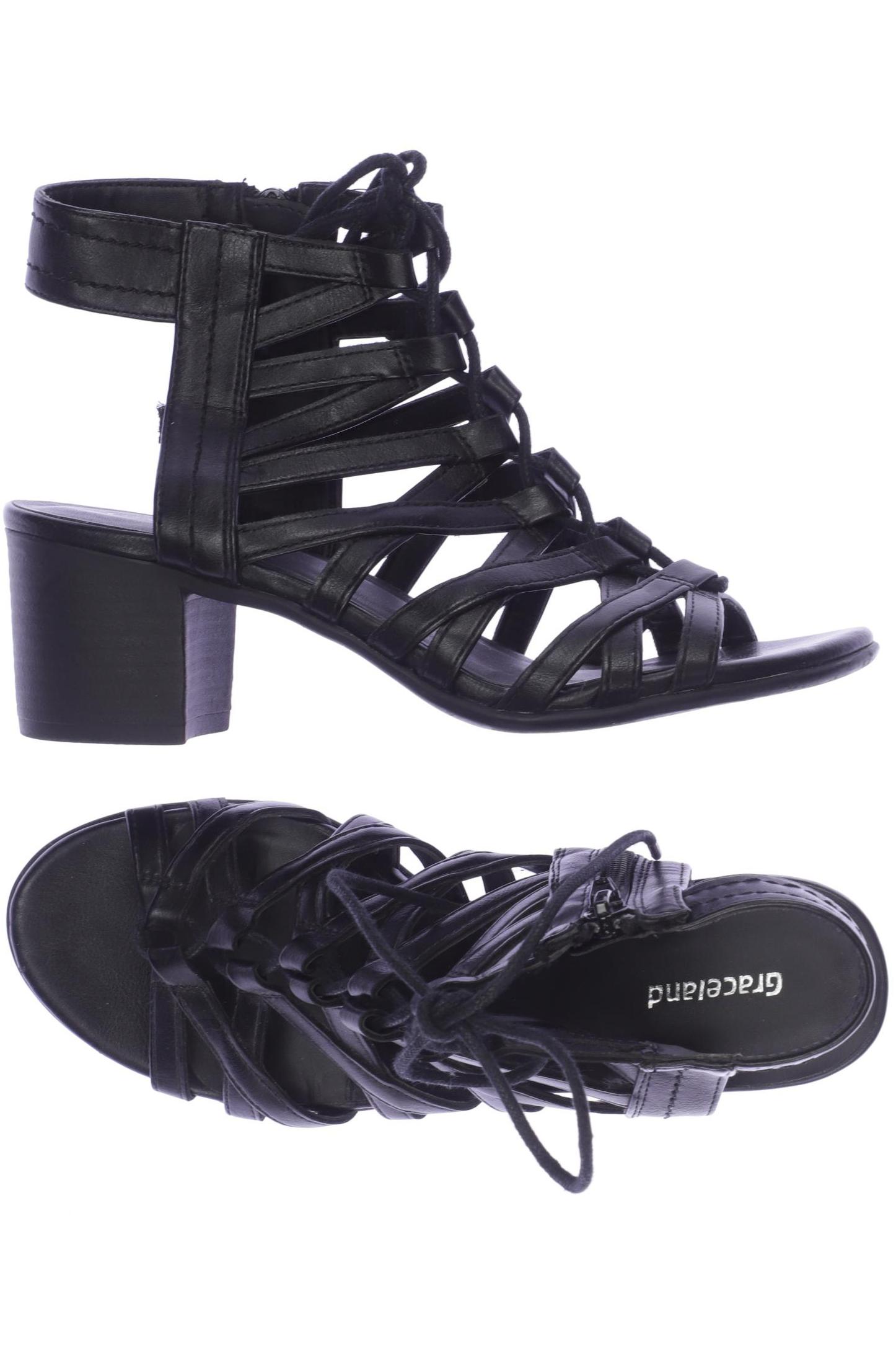 

Graceland Damen Sandale, schwarz, Gr. 37