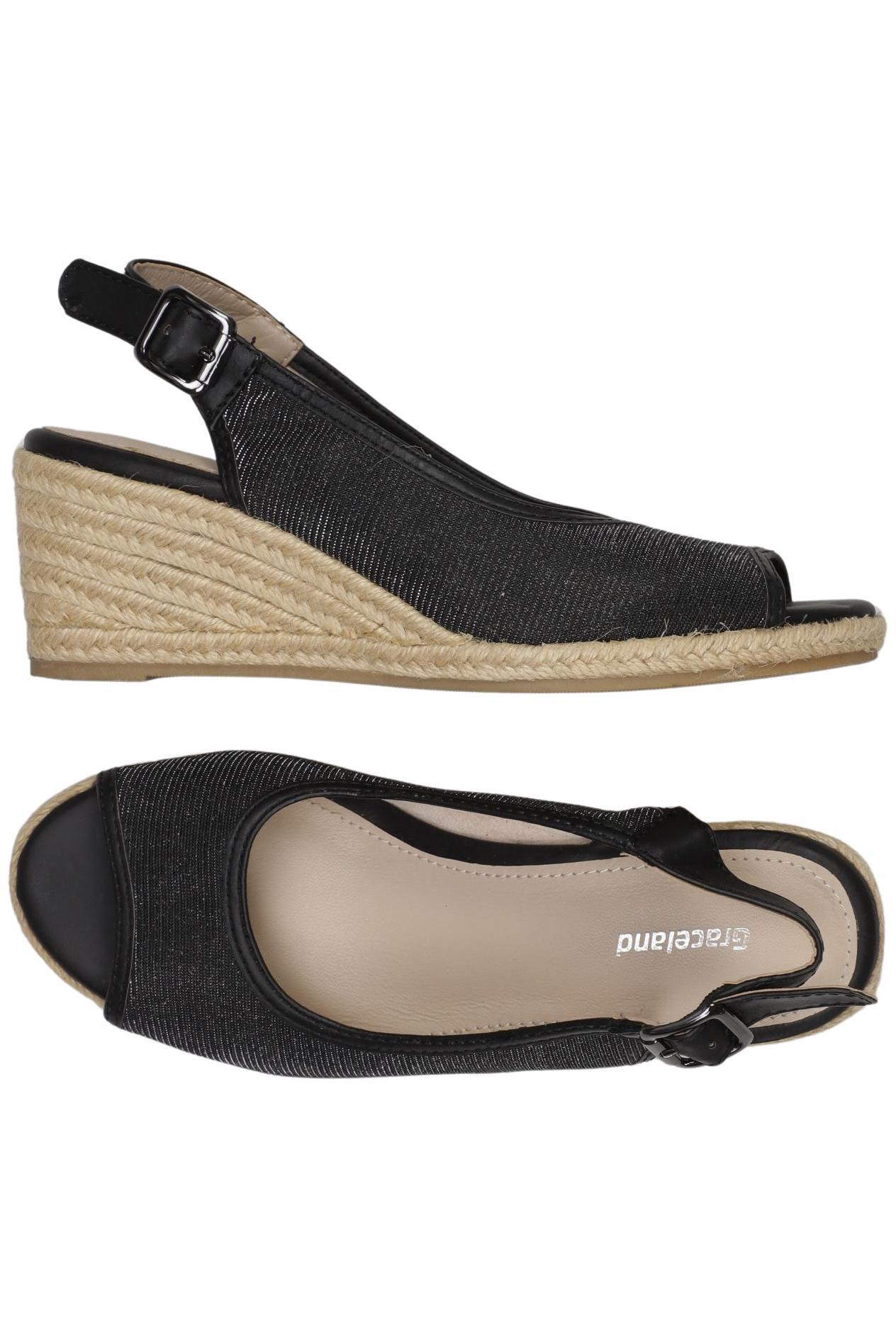 

Graceland Damen Sandale, schwarz, Gr. 36