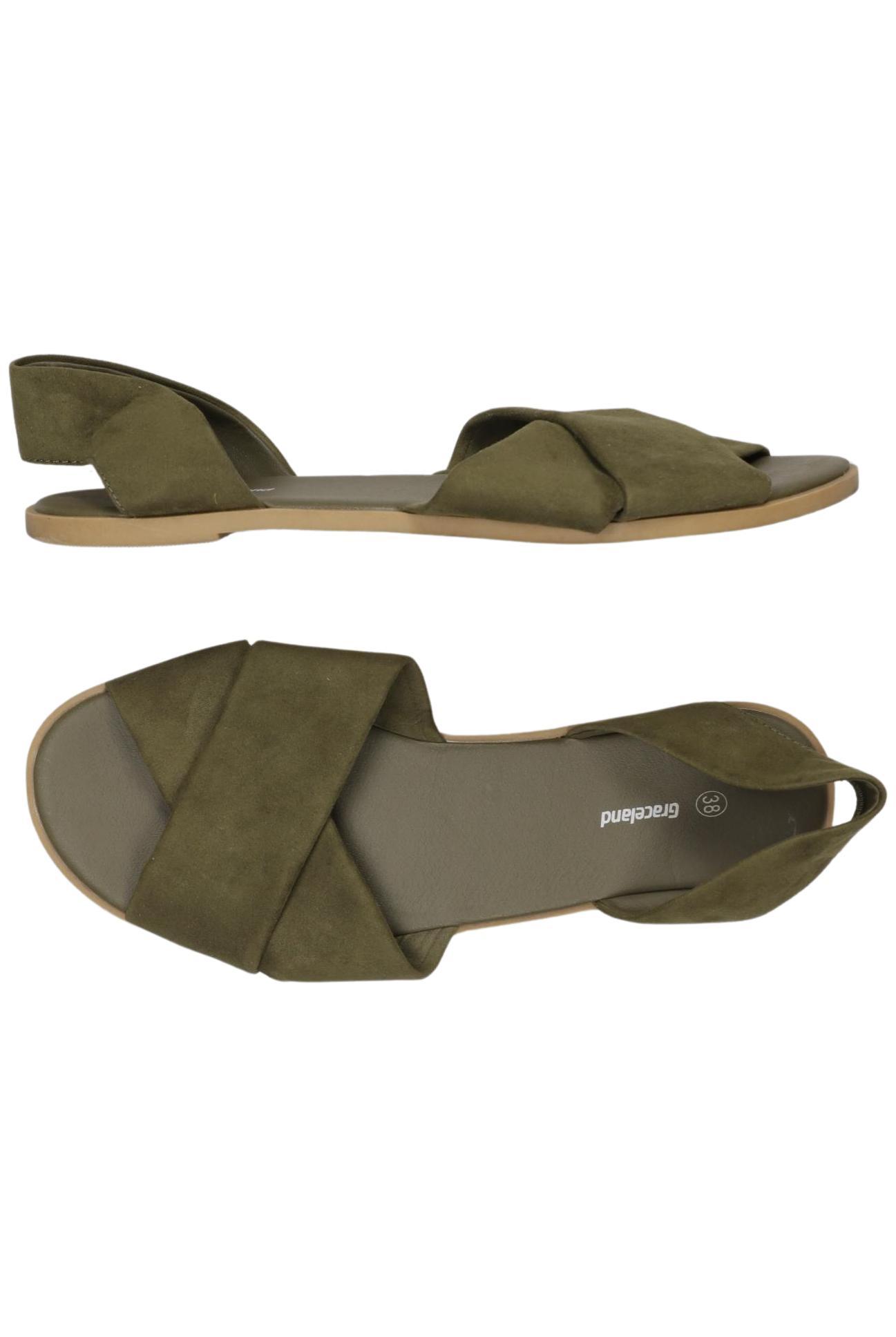 

Graceland Damen Sandale, grün, Gr. 38