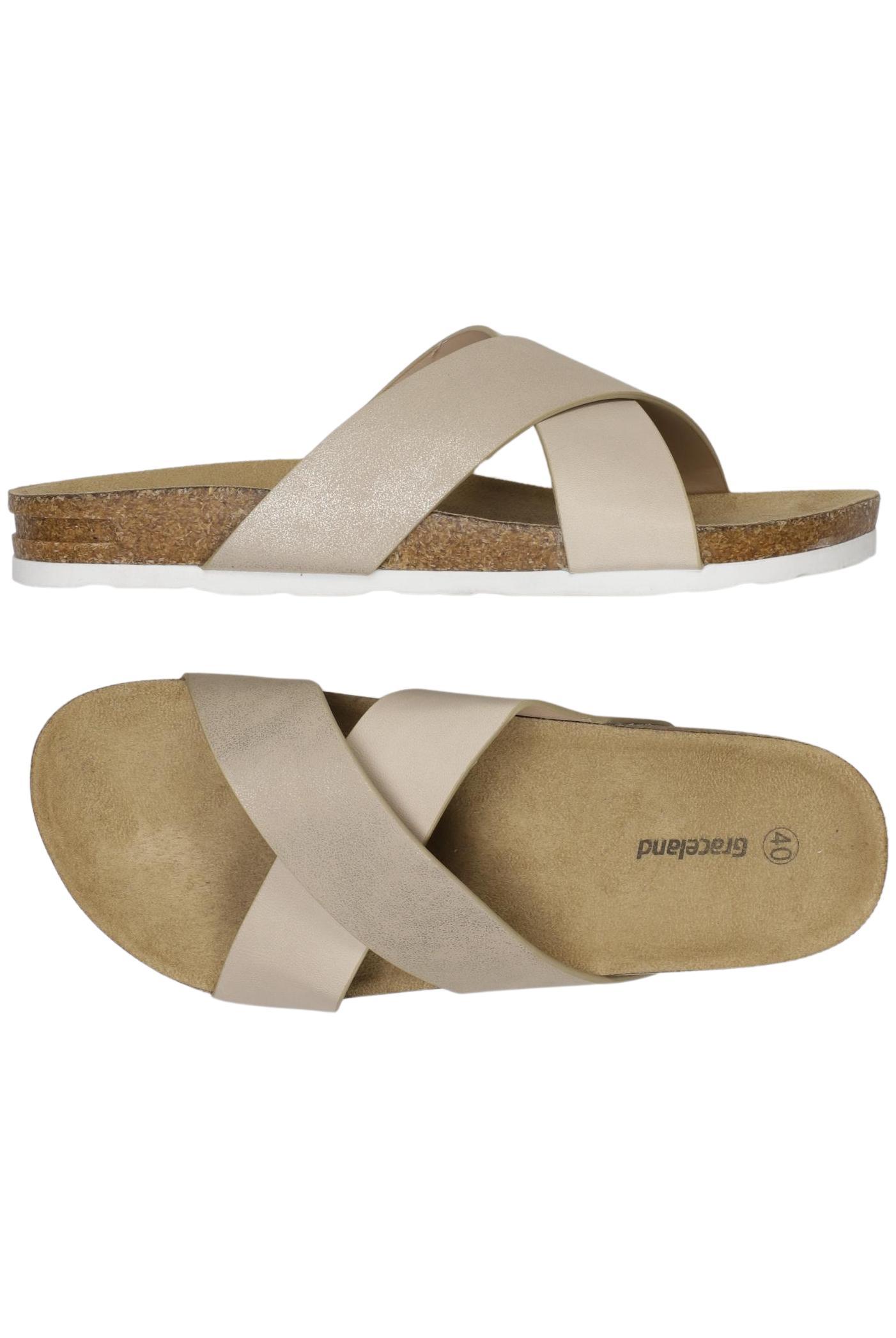 

Graceland Damen Sandale, beige, Gr. 40
