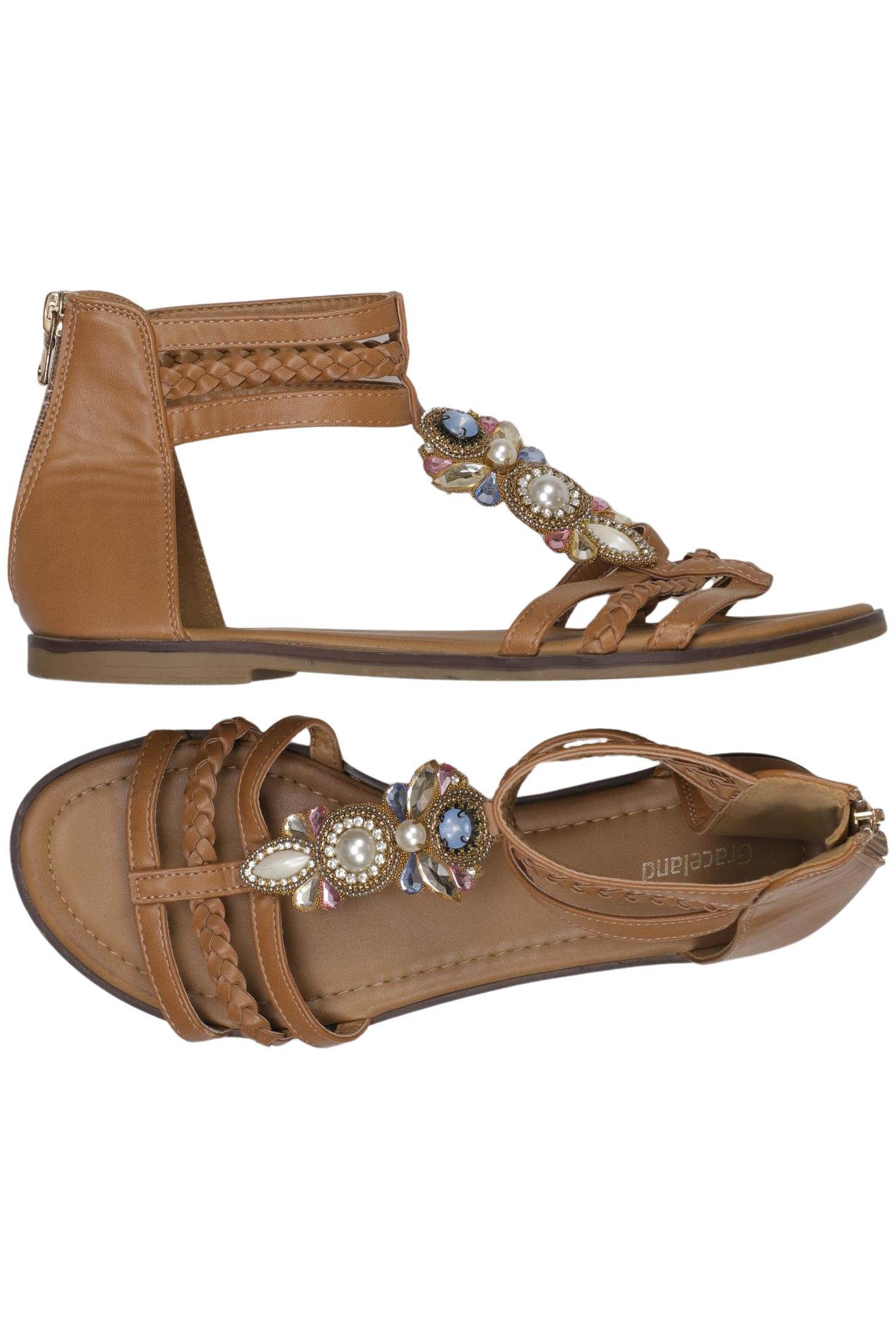 

Graceland Damen Sandale, braun, Gr. 39