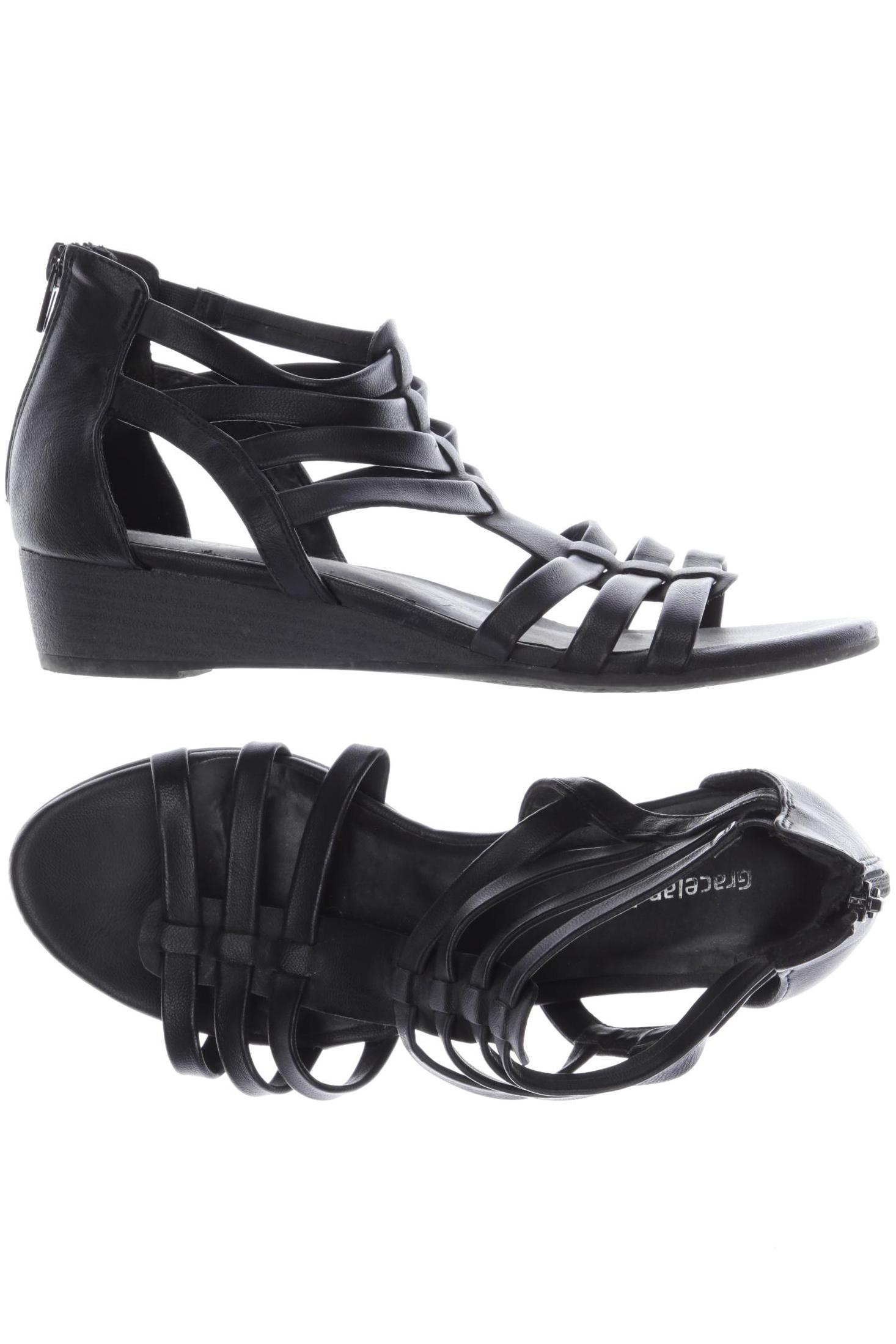 

Graceland Damen Sandale, schwarz, Gr. 38